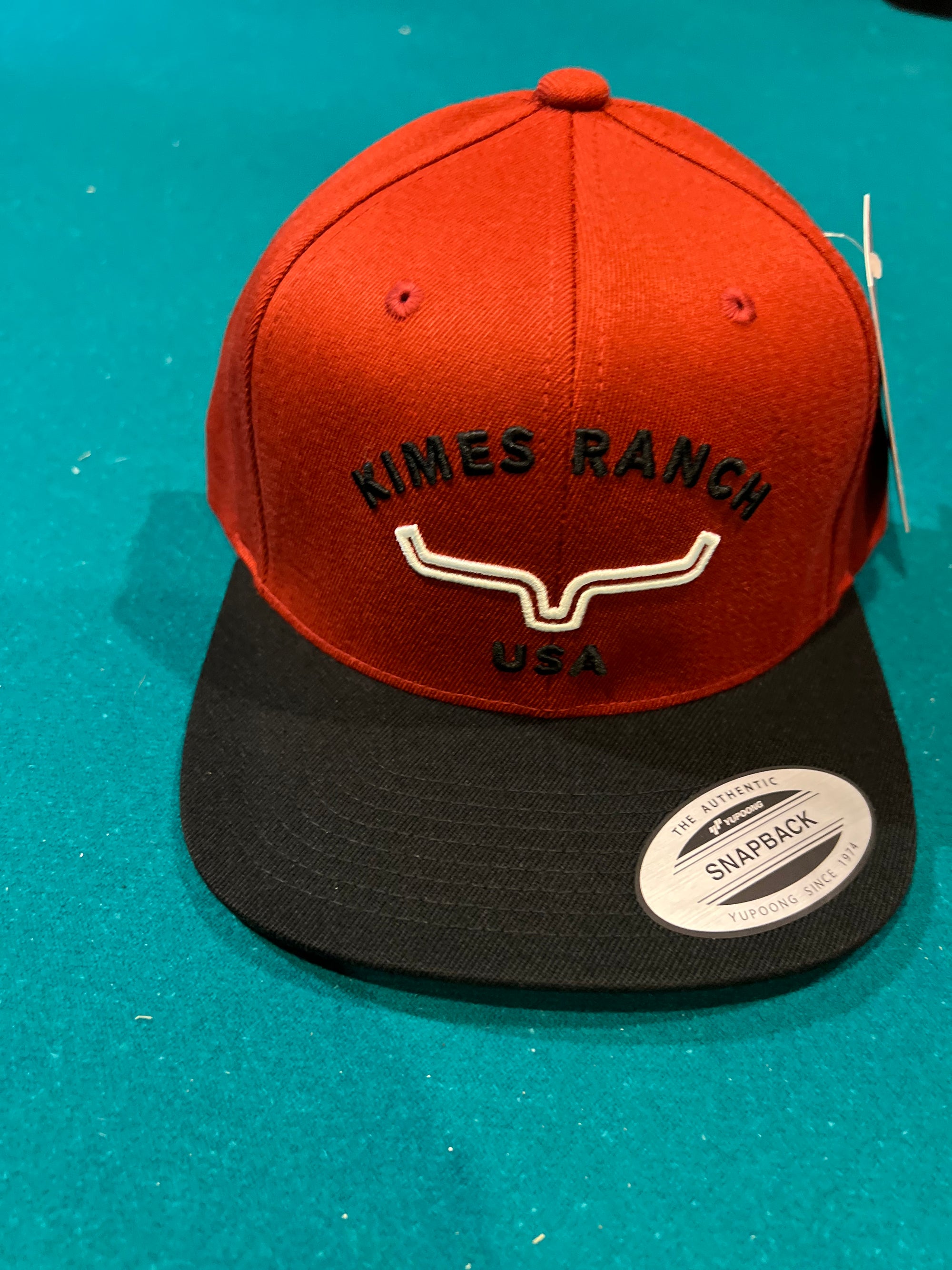 Kimes Ranch Arched Trucker Dk Red-Caps-Branded Envy
