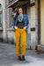 Grace Frayed Hem Boyfriend Jean - Mustard-Jeans-Branded Envy
