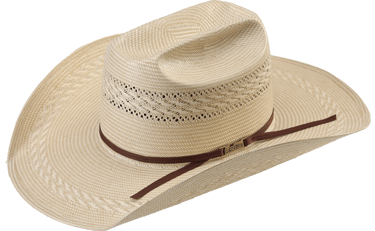 American Hat TC8810 Long Oval Straw-Hat-Branded Envy