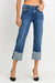 Jane Straight w/cuff Jeans-Jeans-Branded Envy