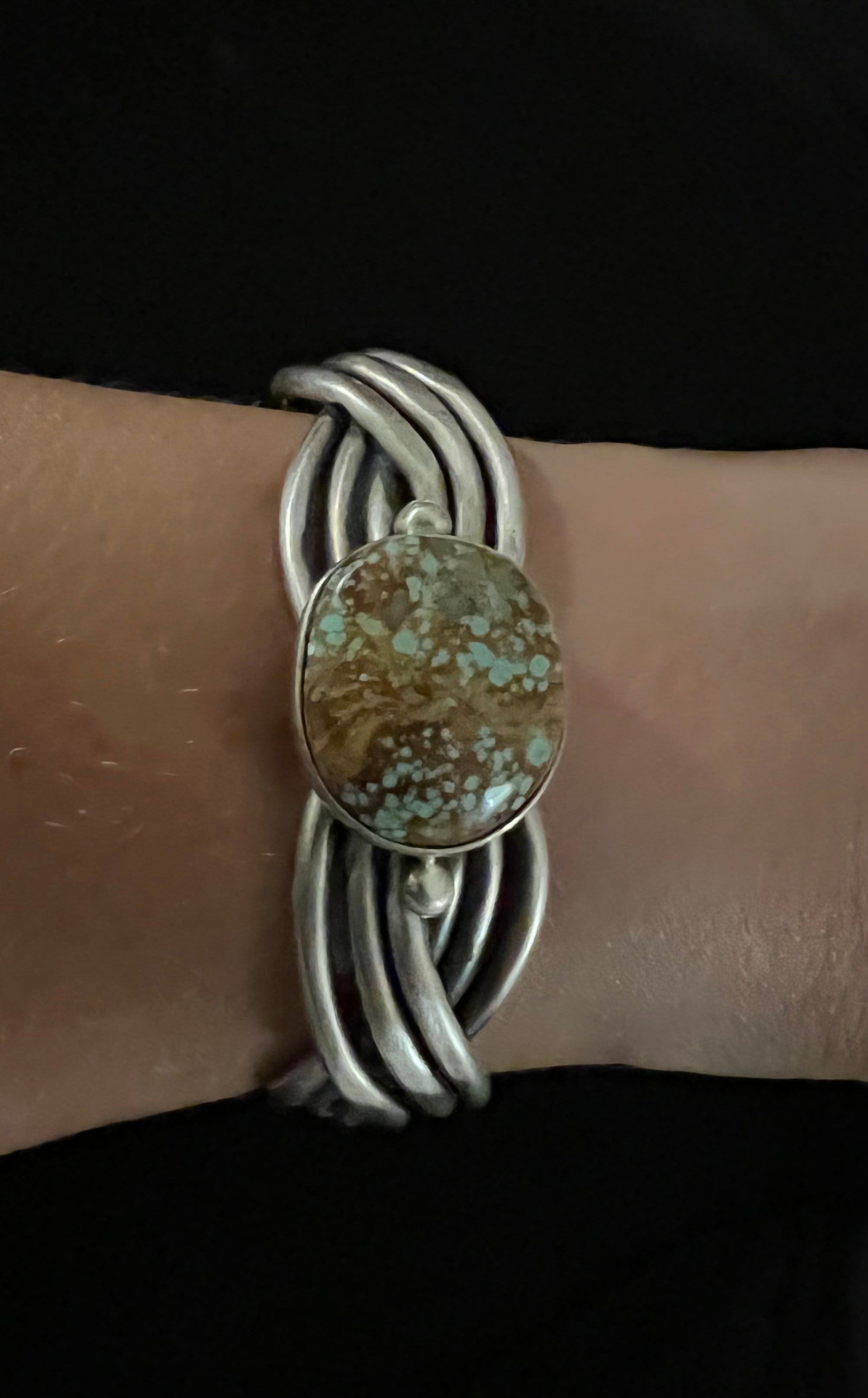 Payson Turquoise Bracelet Large-Cuffs-Branded Envy