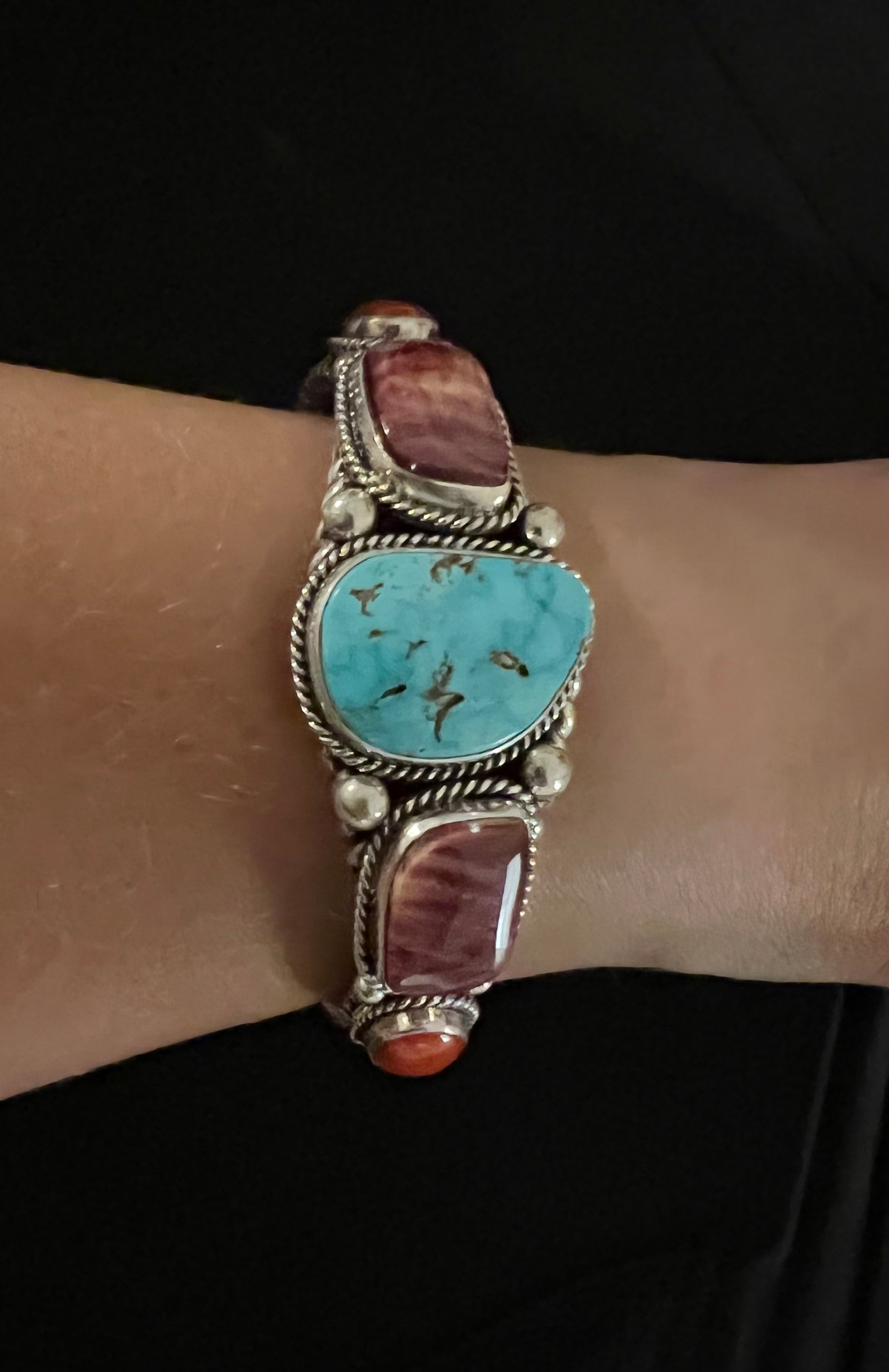 Dream Multi Colored Turquoise Bracelet-Cuffs-Branded Envy