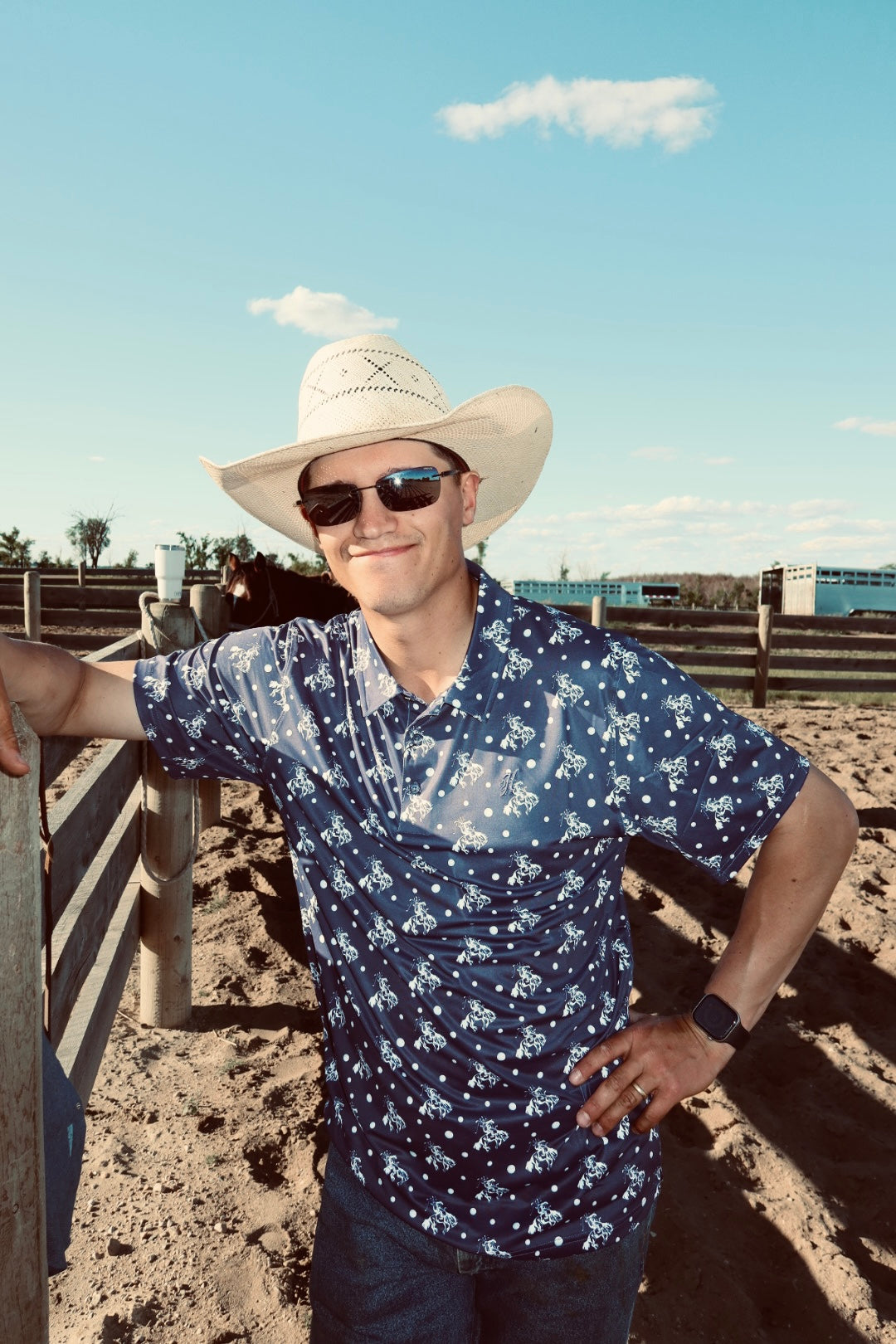 Cowboy Golf Ball Polo
