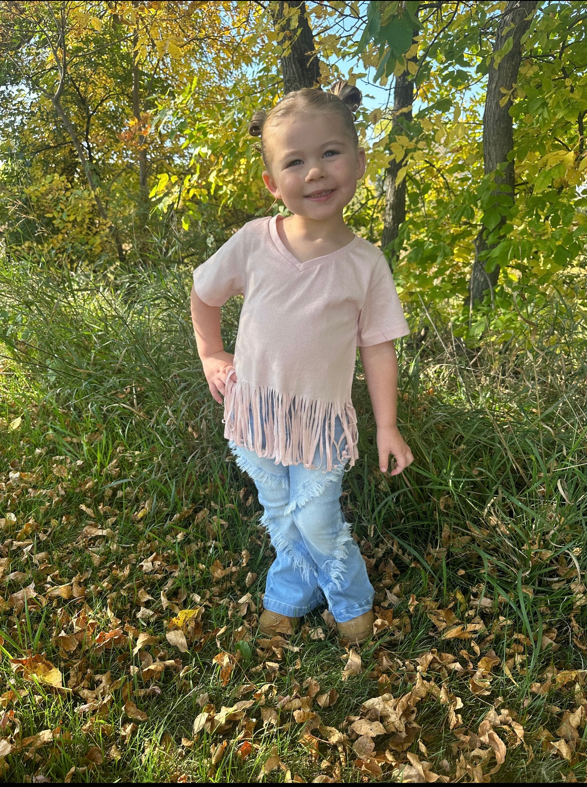 Girls&#39; Fringe Tee-Branded Envy