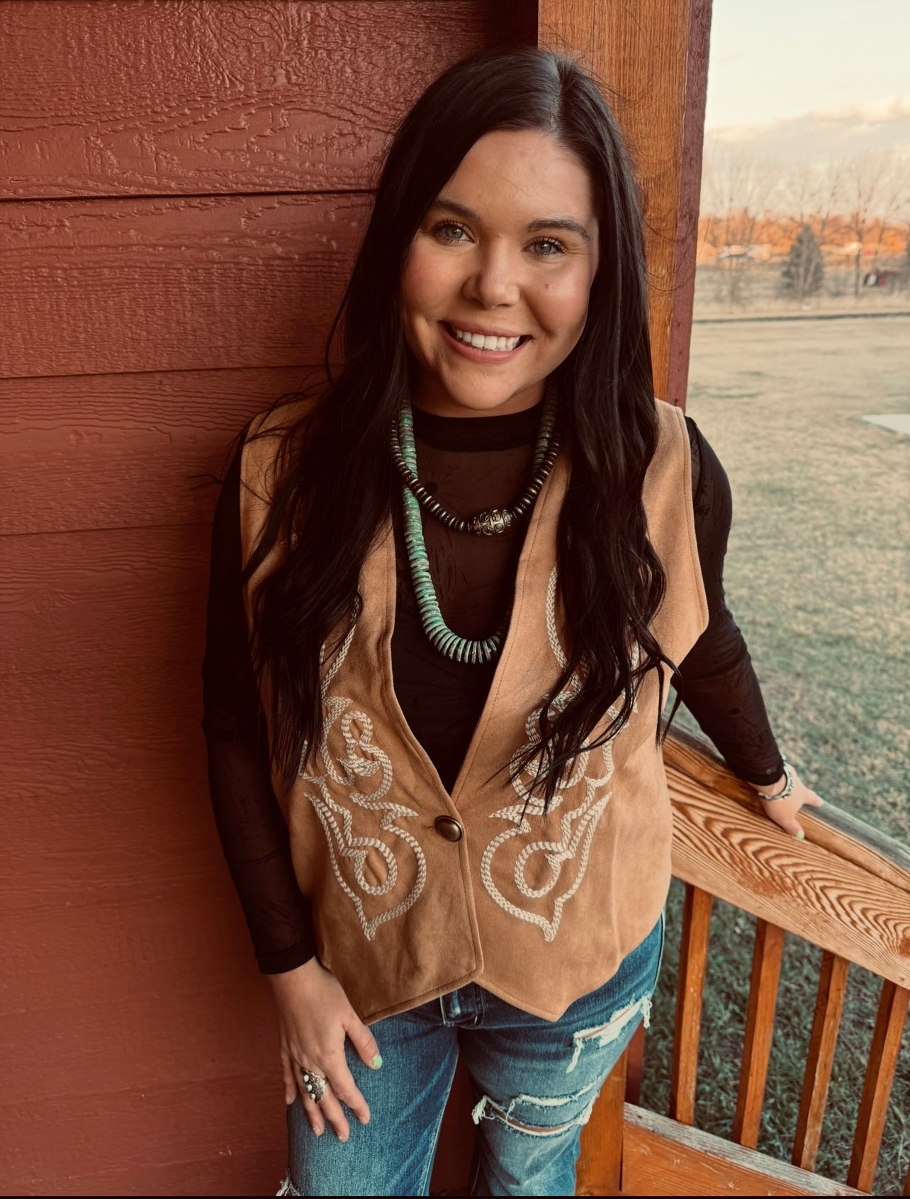 Boot stitch Vest-vest-Branded Envy