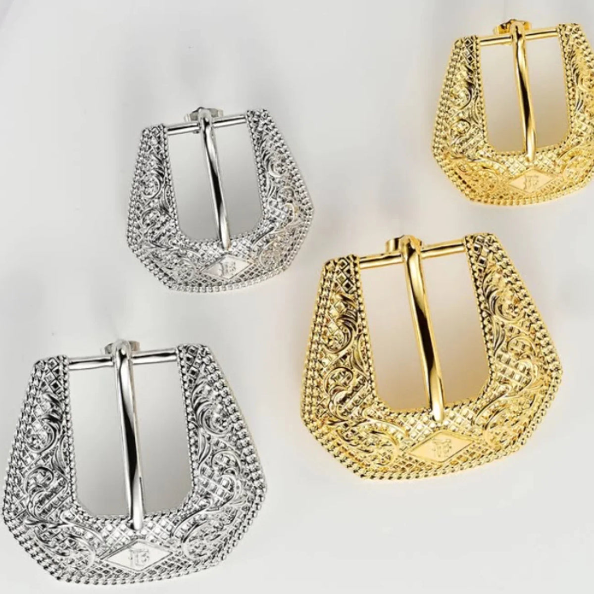 Buckle Betty Earrings-Branded Envy