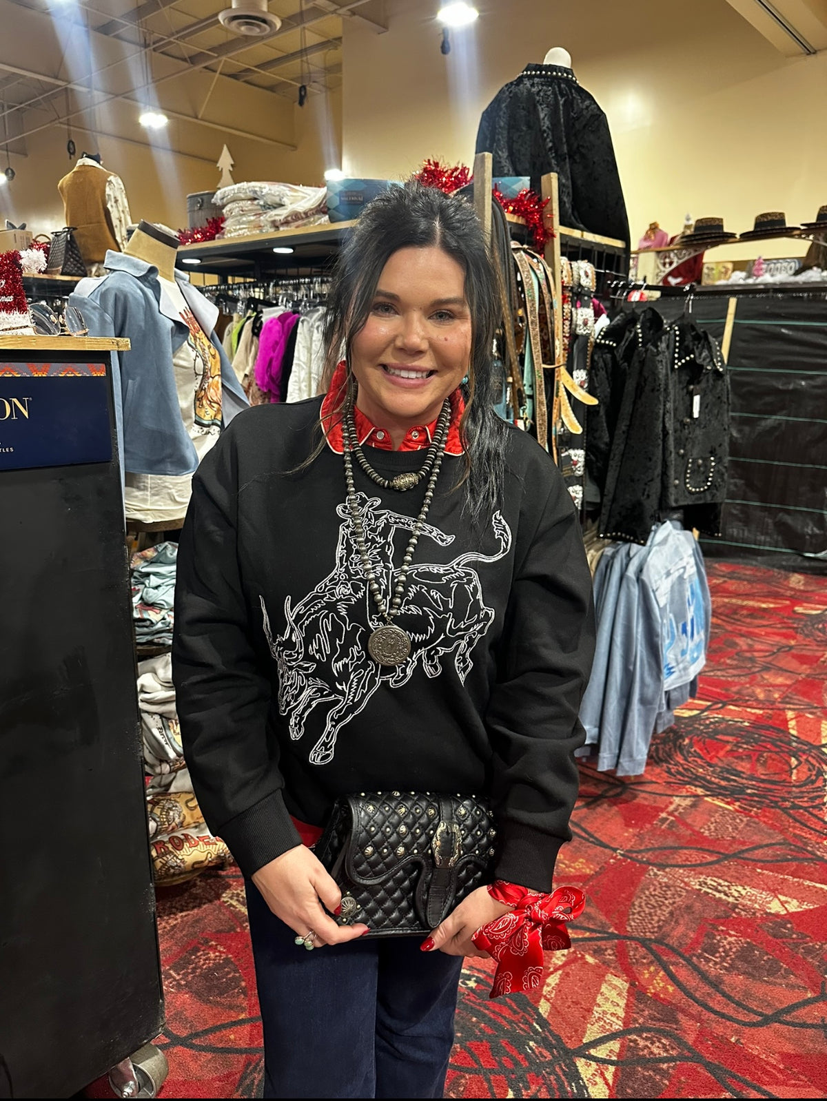 Buckin' Bull Crew Sweatshirt