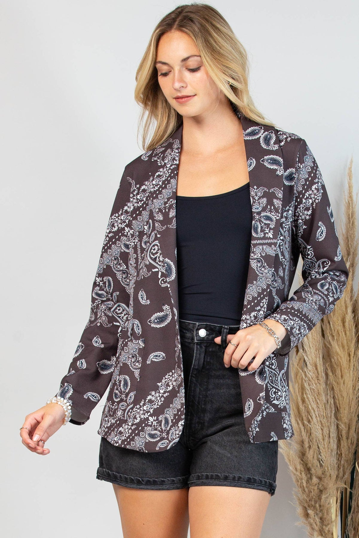 Jessi Bandana Blazer-Blazer-Branded Envy