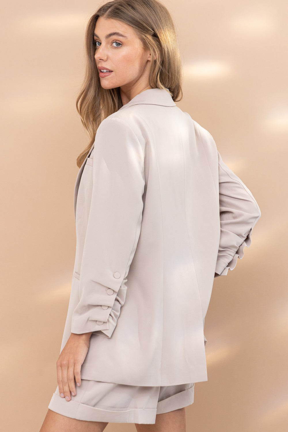 Shania Blazer/Short Set-Blazer-Branded Envy