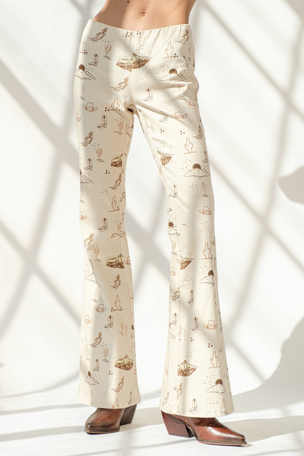 Knox Dessert Print Pant-Bottoms-Branded Envy