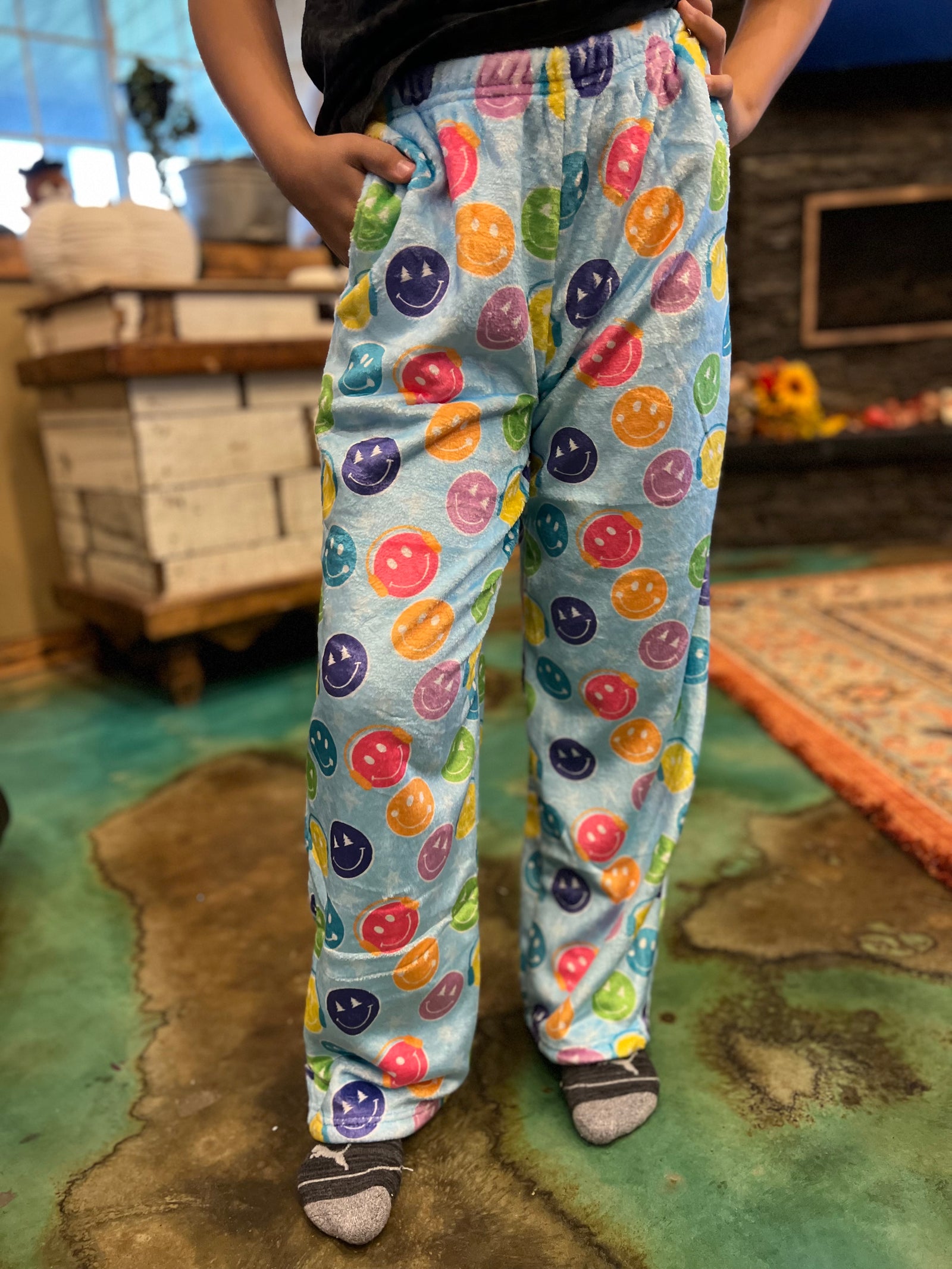 Happy Holidays Plush Pants-tween-Branded Envy