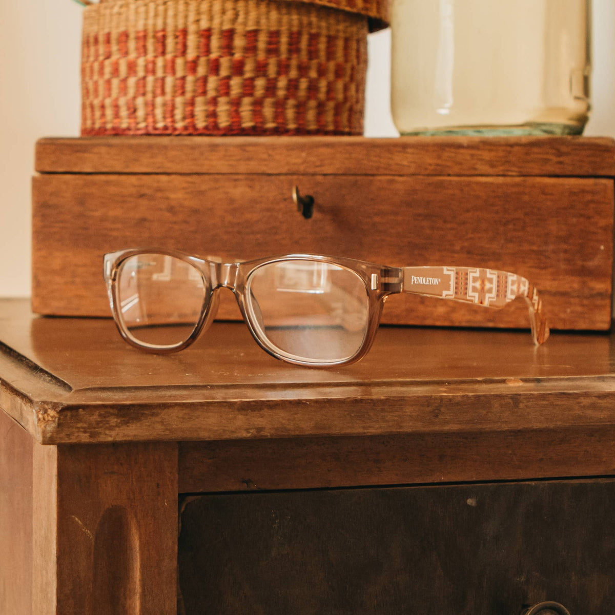 Pendleton Readers - Frontier: Sand / Harding: Sand - Harding / 1.5x-Eyeglasses-Branded Envy