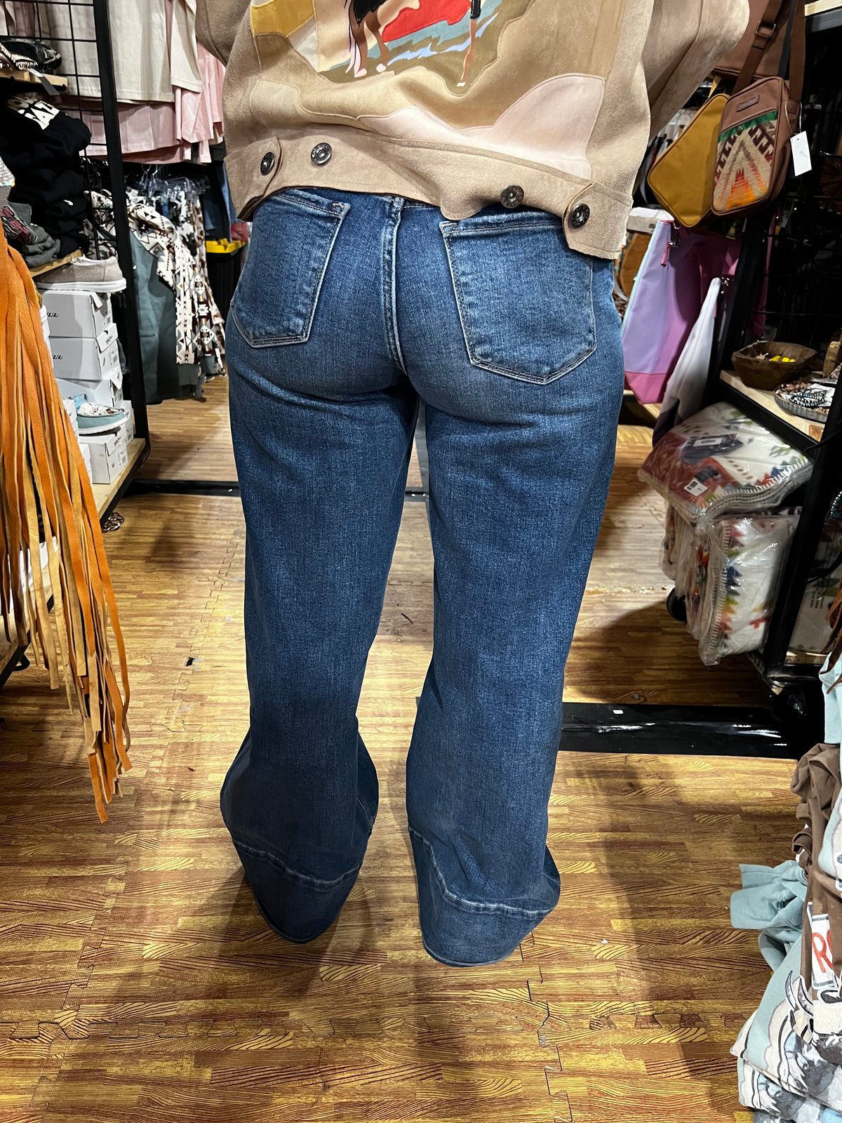 Kindness Wide Trouser-Bottoms-Branded Envy