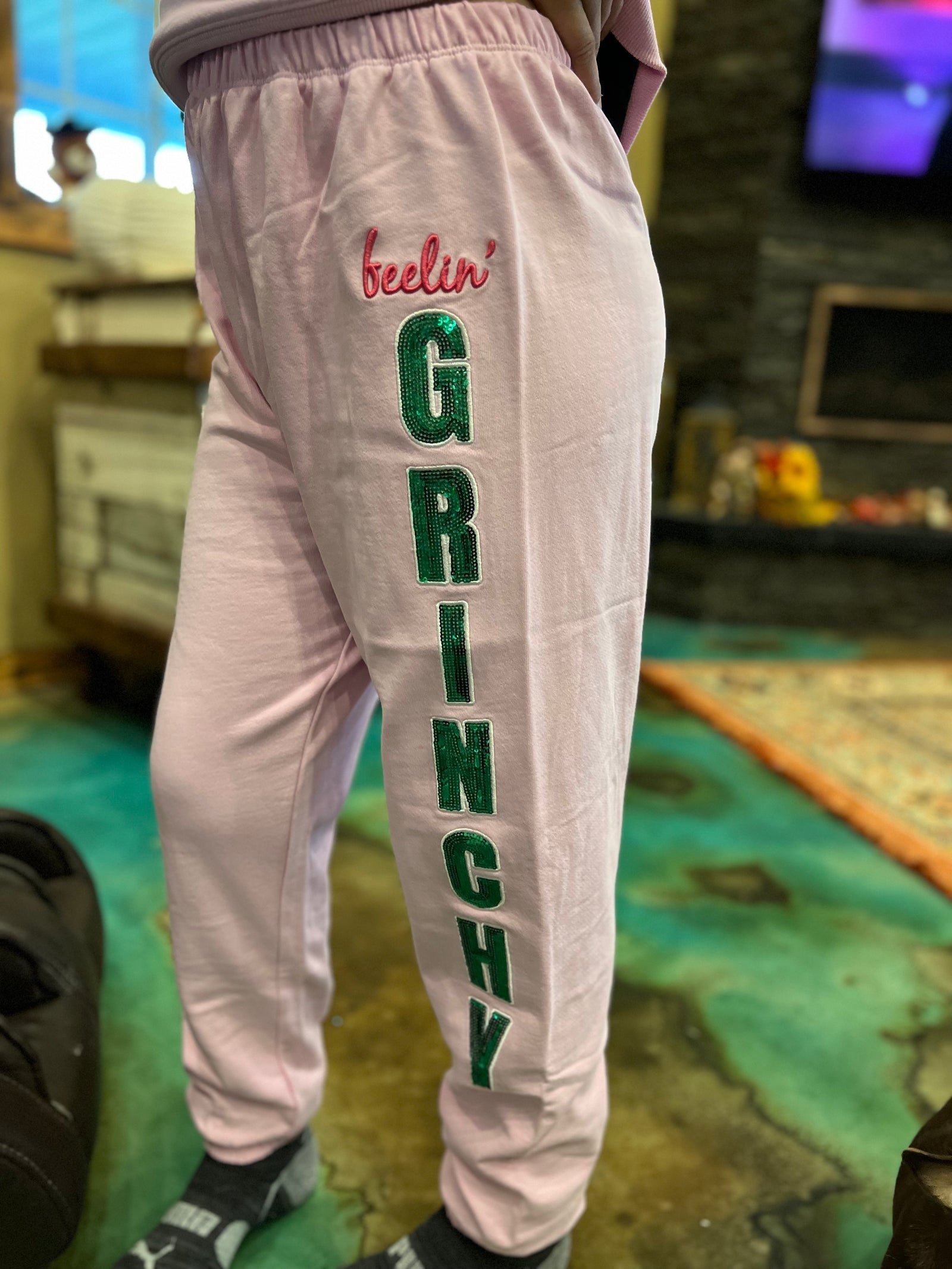 Feeling Grinchy Pants-tween-Branded Envy
