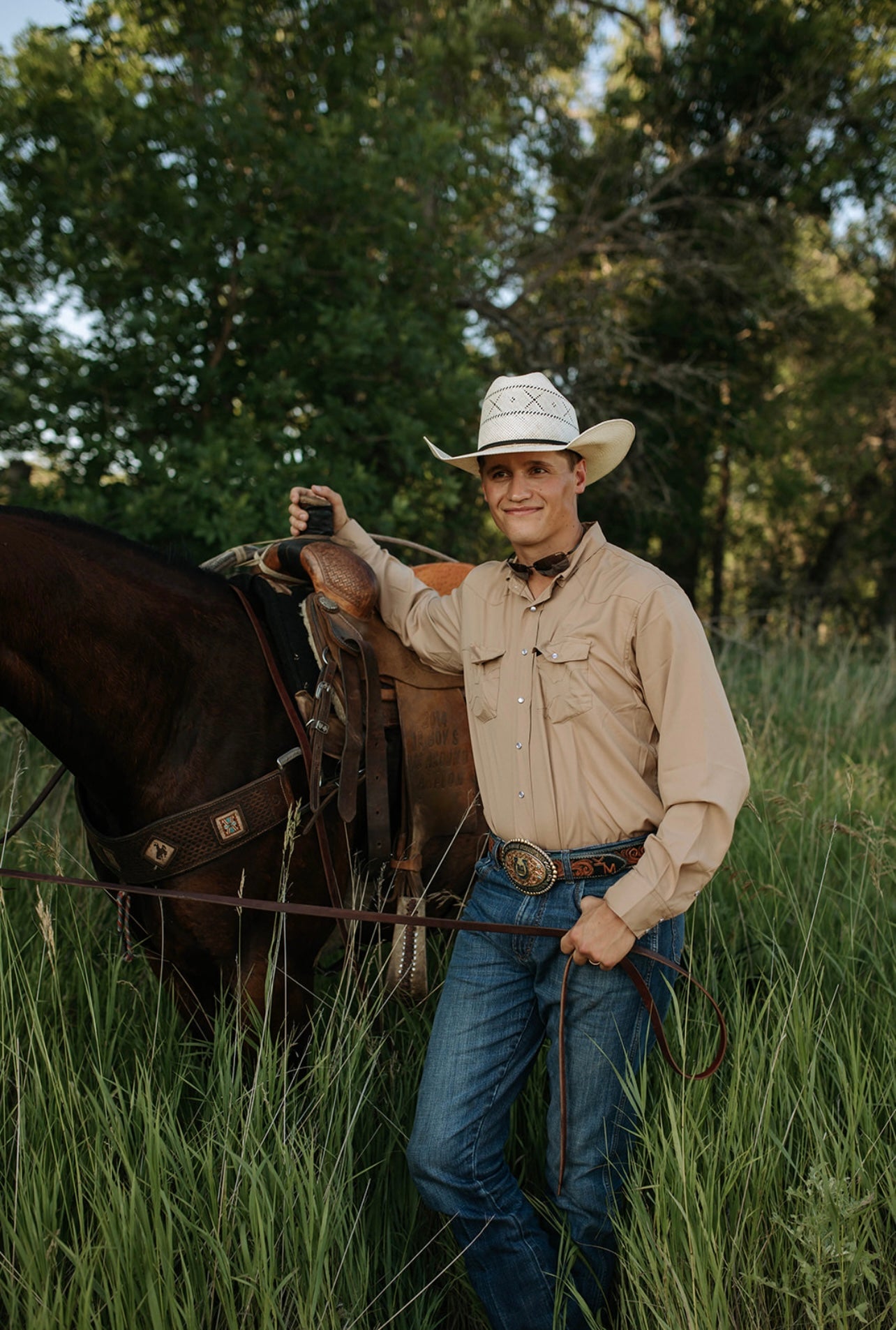 SOL Tiger Eyes LS Pearl Snap-western shirt-Branded Envy