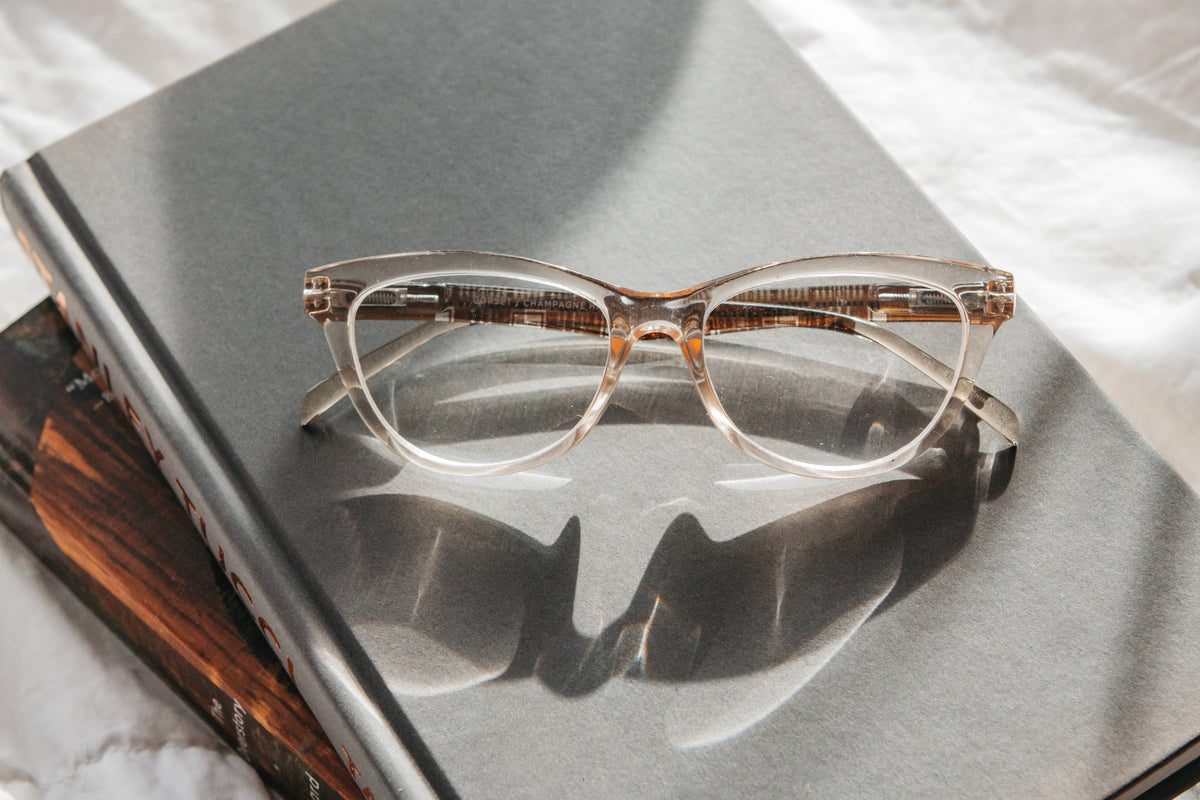 Pendleton Readers - Dorset: Champagne / Harding: Scarlet - Harding / 1.5x-Eyeglasses-Branded Envy
