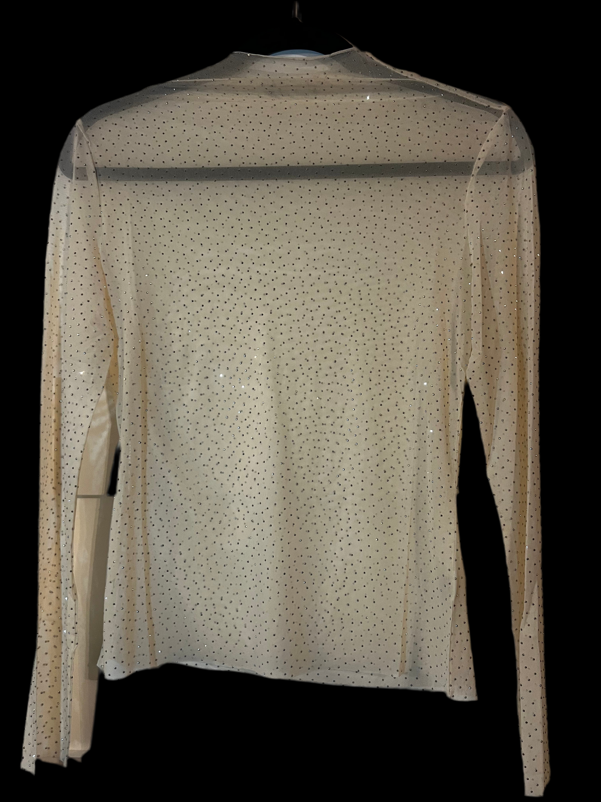 Sparky Mesh Top-Branded Envy