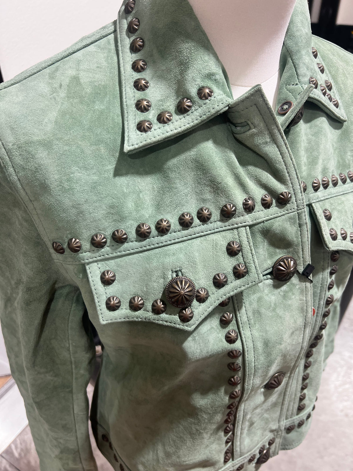 Authentic Suede Concho Jacket-Outerwear-Branded Envy