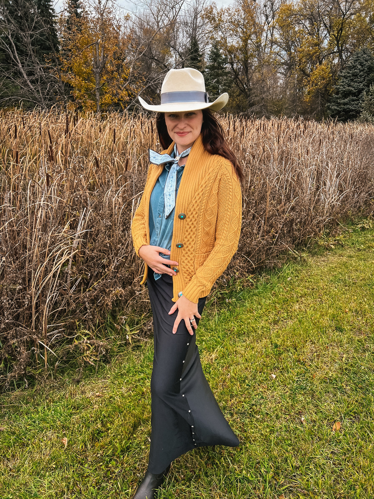 Concho Cable Knit Cardigan-Cardigan-Branded Envy