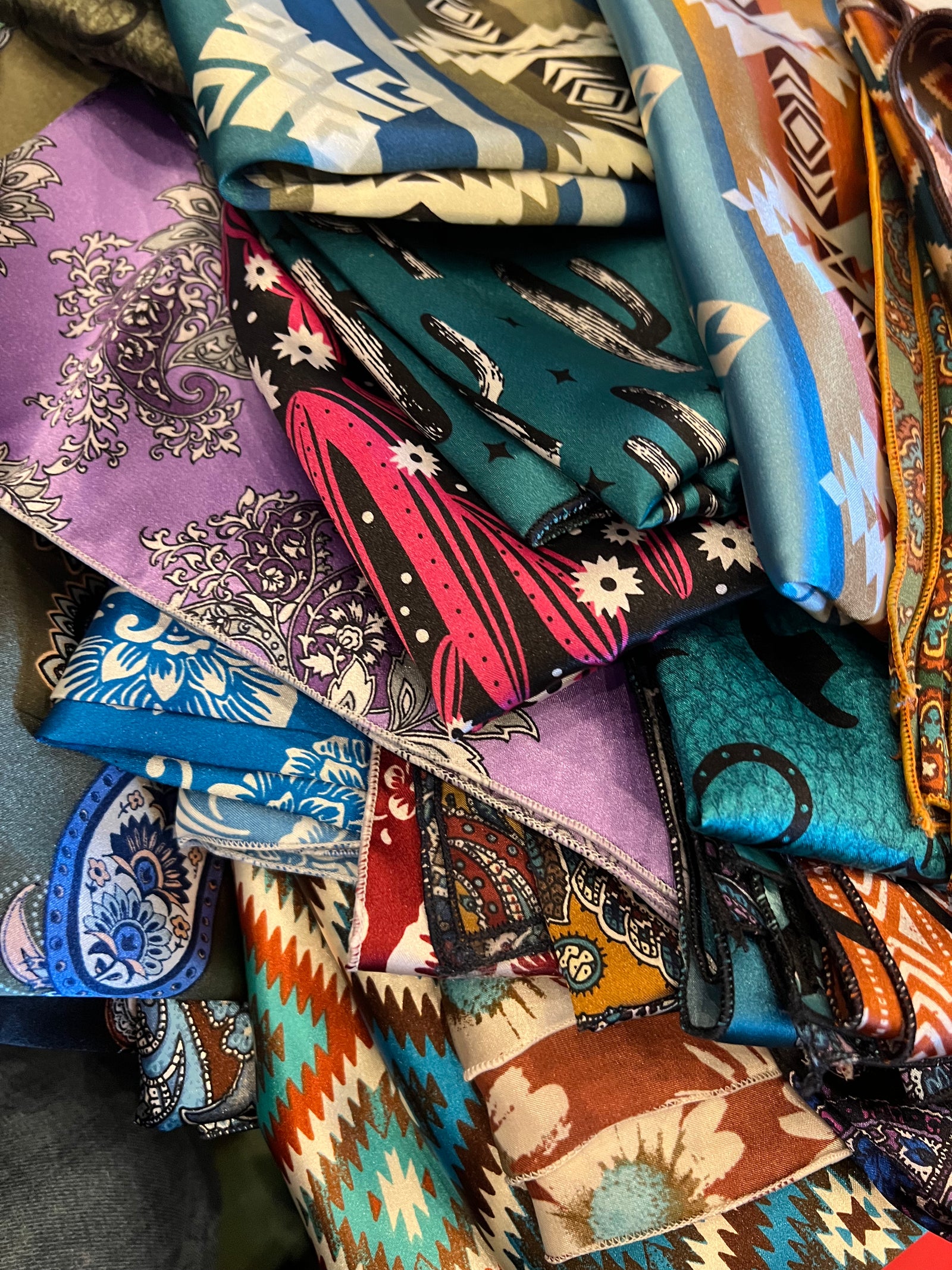 40"x40" Wild Rag-Scarf-Branded Envy