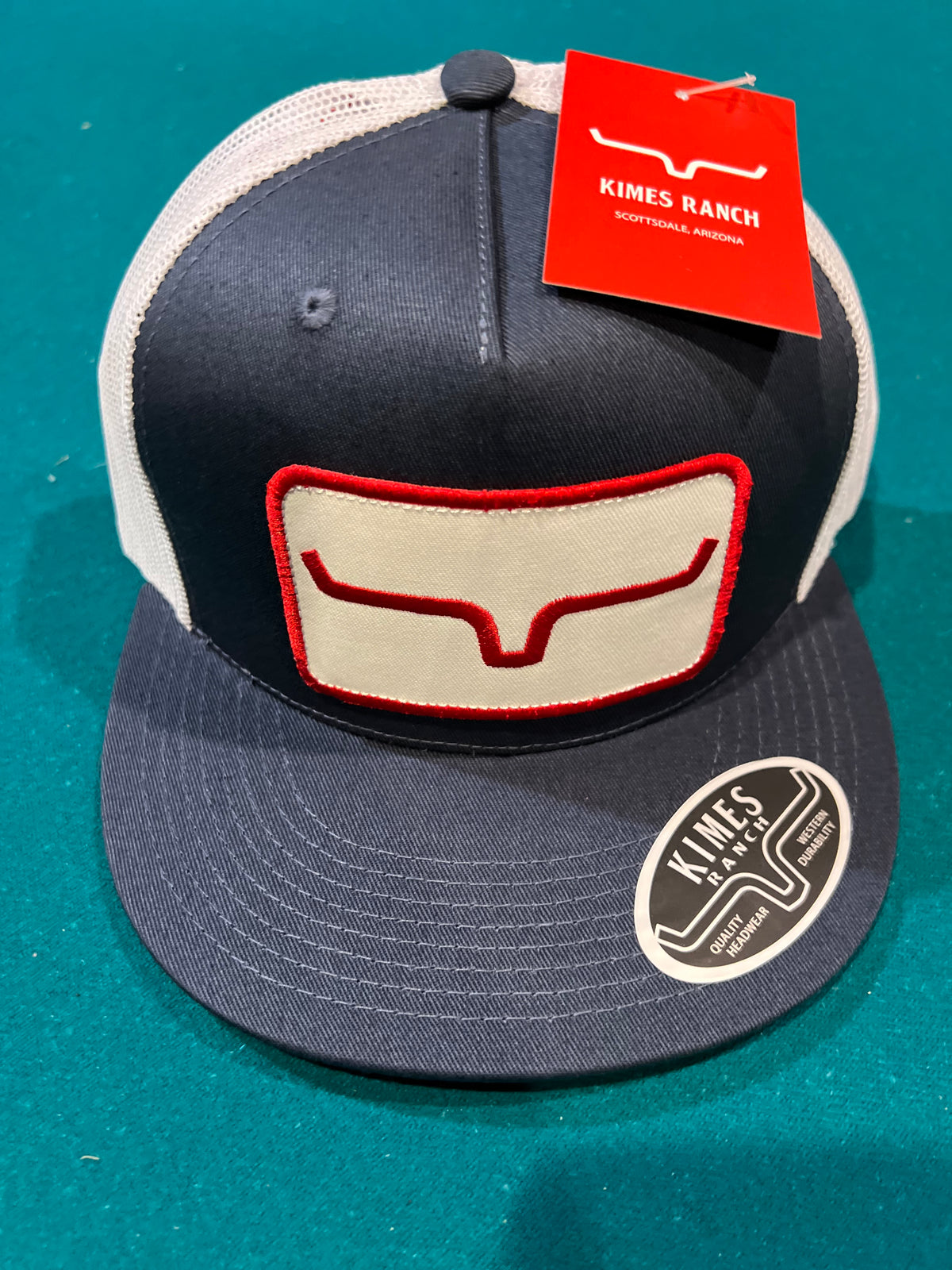 Kimes Ranch Banner Ventilated Navy/White-Caps-Branded Envy