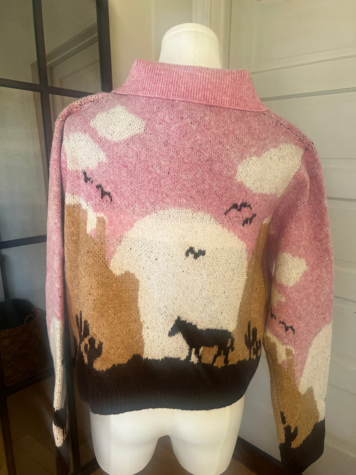 Desert Sunset Cardigan Pink-Branded Envy