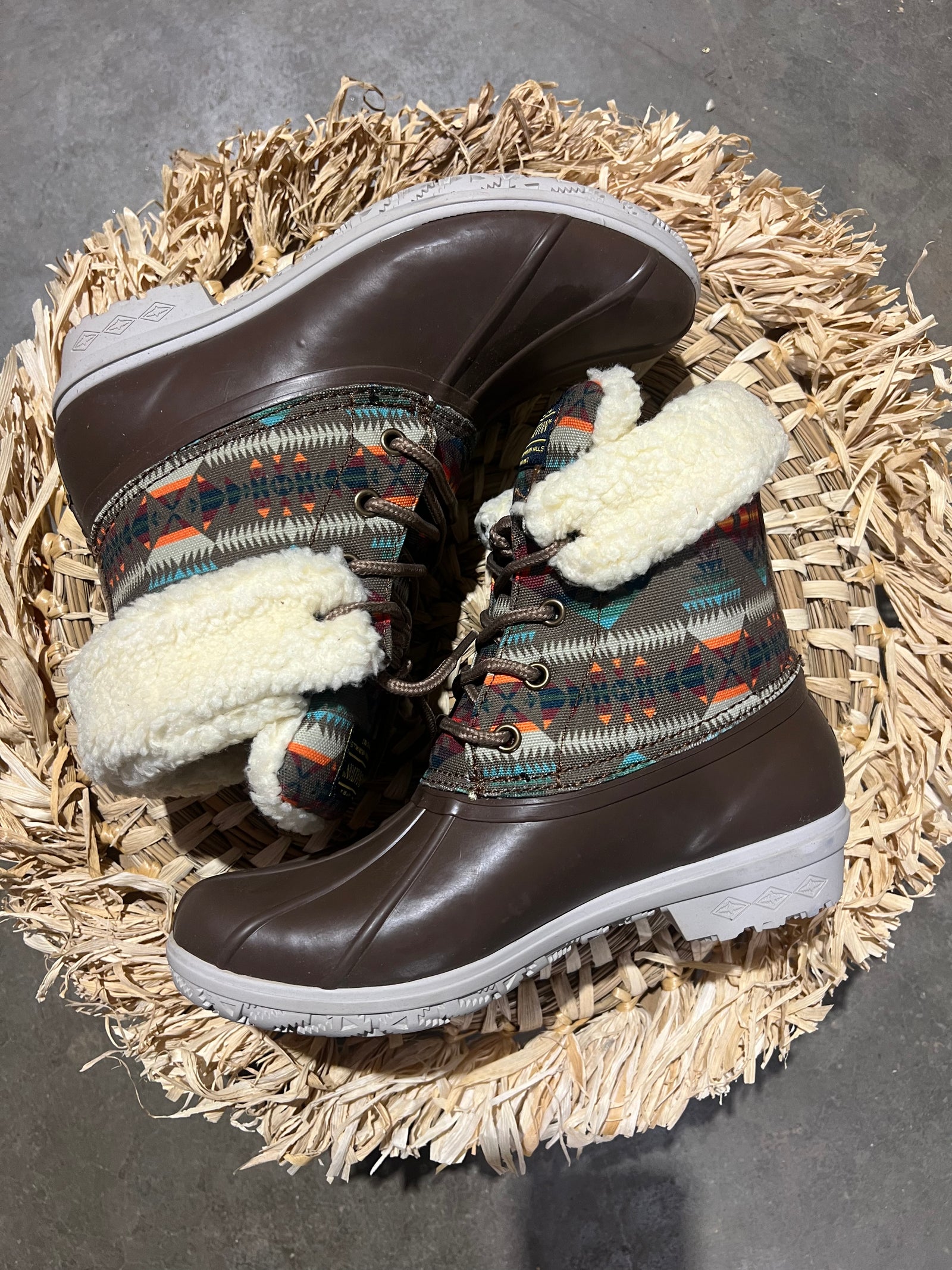 Pendleton Basketmaker Duck Boot-Branded Envy