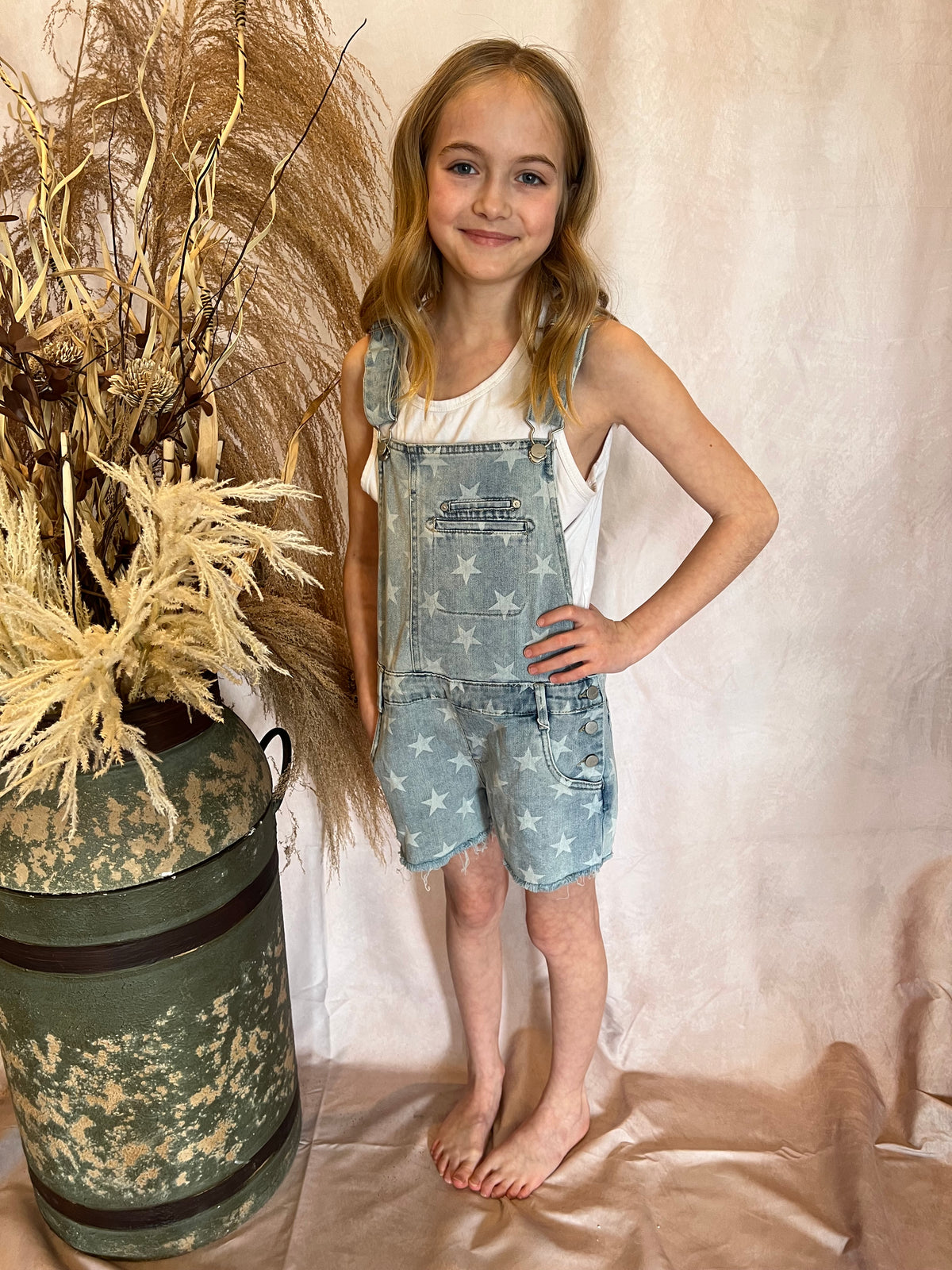 Welt Pocket Tween Romper-tween-Branded Envy