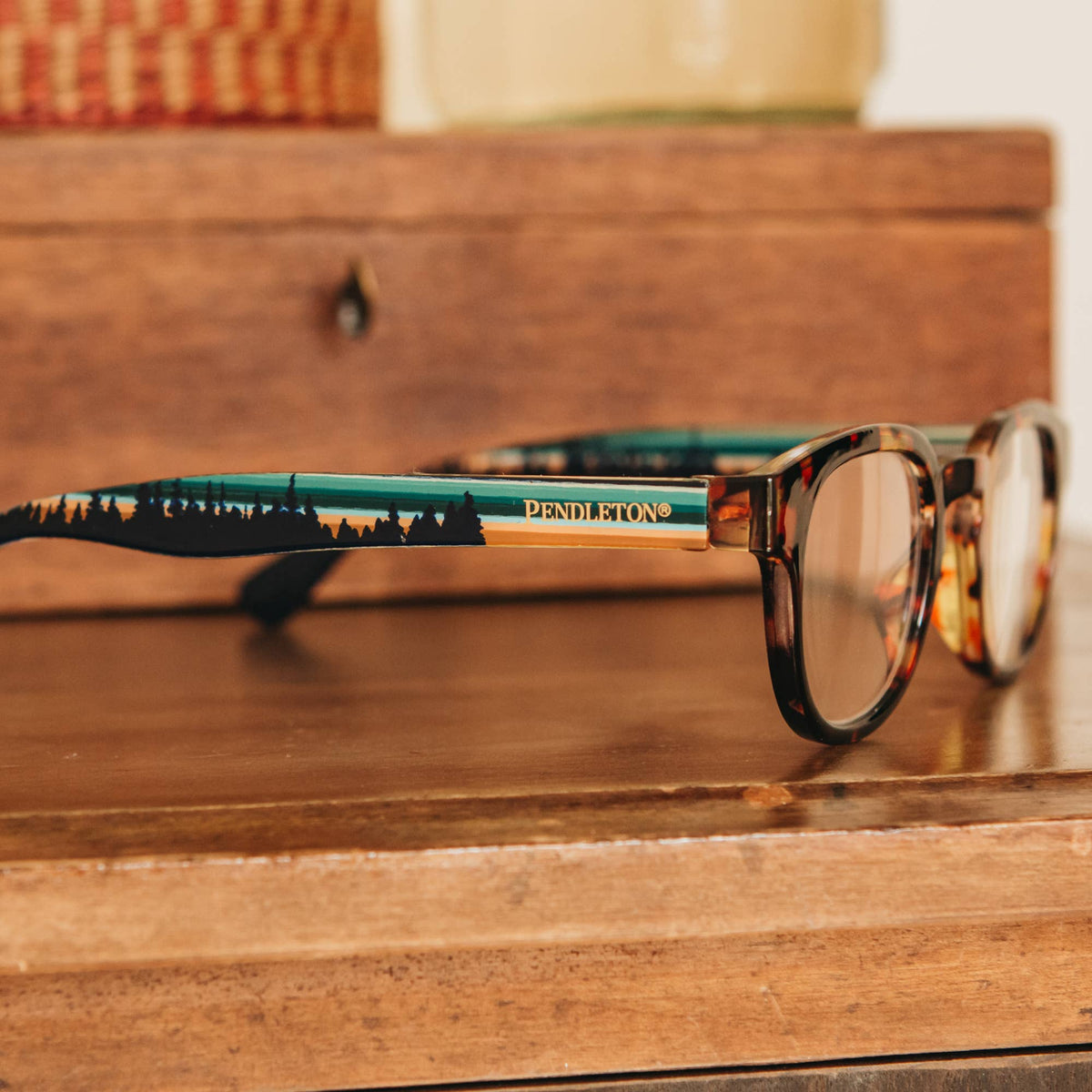 Pendleton Readers - Westerley: Tortoise / Pacific Wonderland: Tortoise - Pacific Wonderland / 1.5x-Eyeglasses-Branded Envy