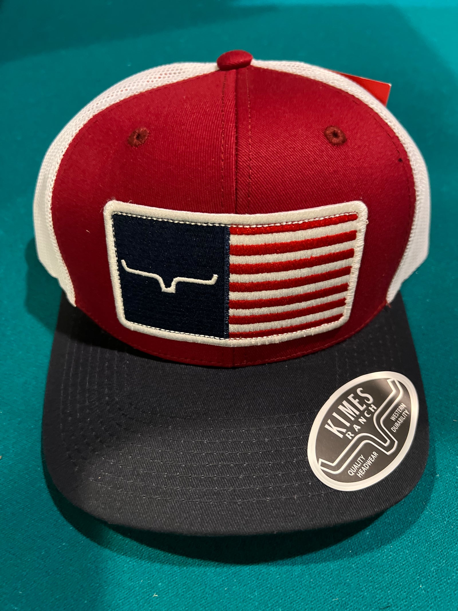 Kimes Ranch American Trucker Burgundy-Caps-Branded Envy