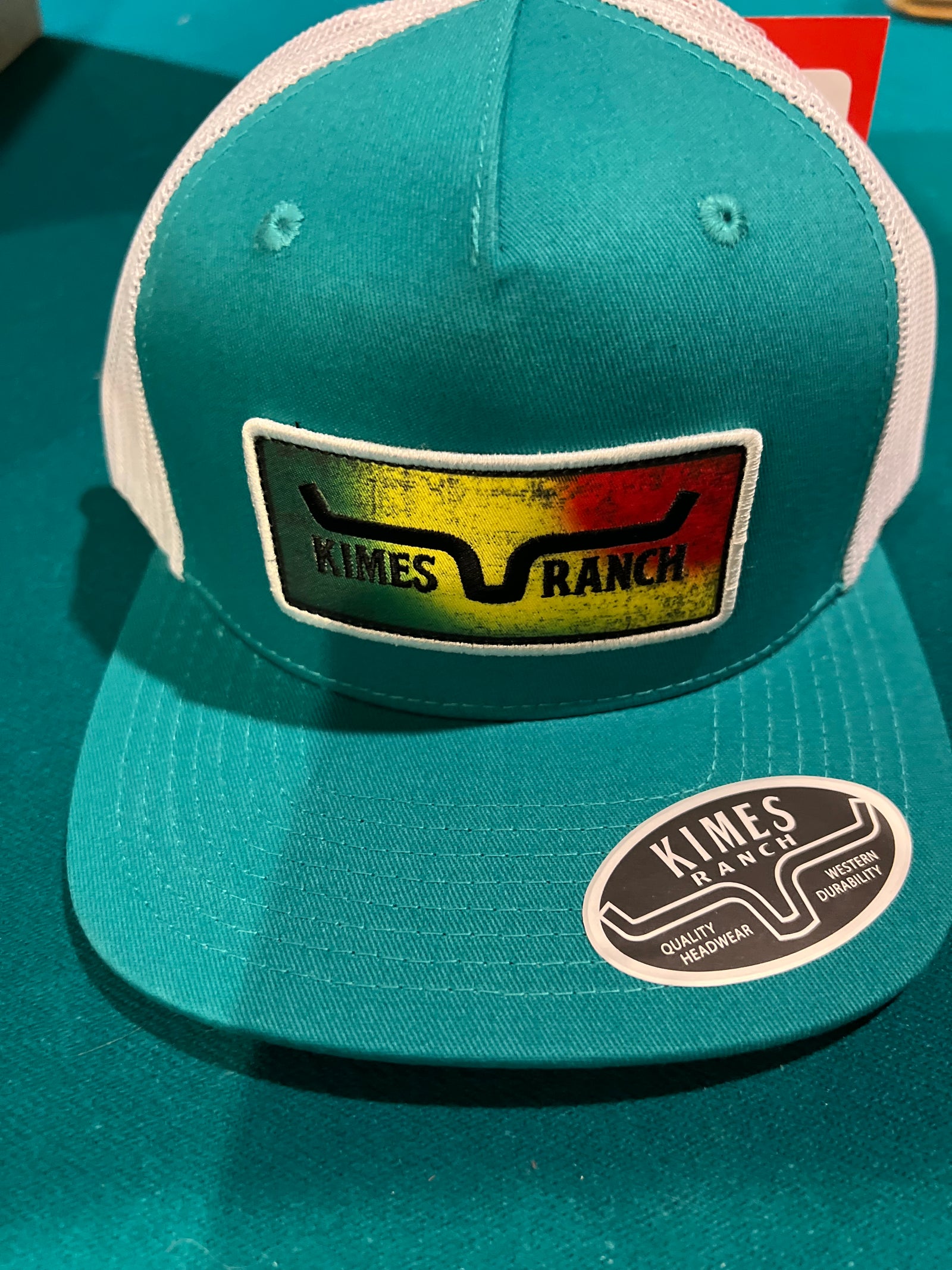 Kimes Ranch Blanket Trucker Teal-Caps-Branded Envy