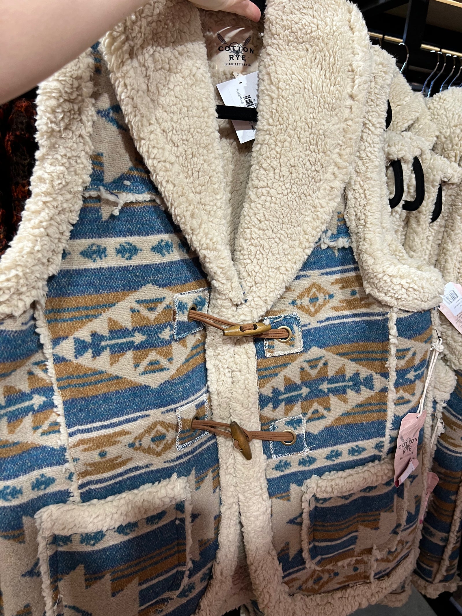 Mae Sherpa Vest-Cardigan-Branded Envy