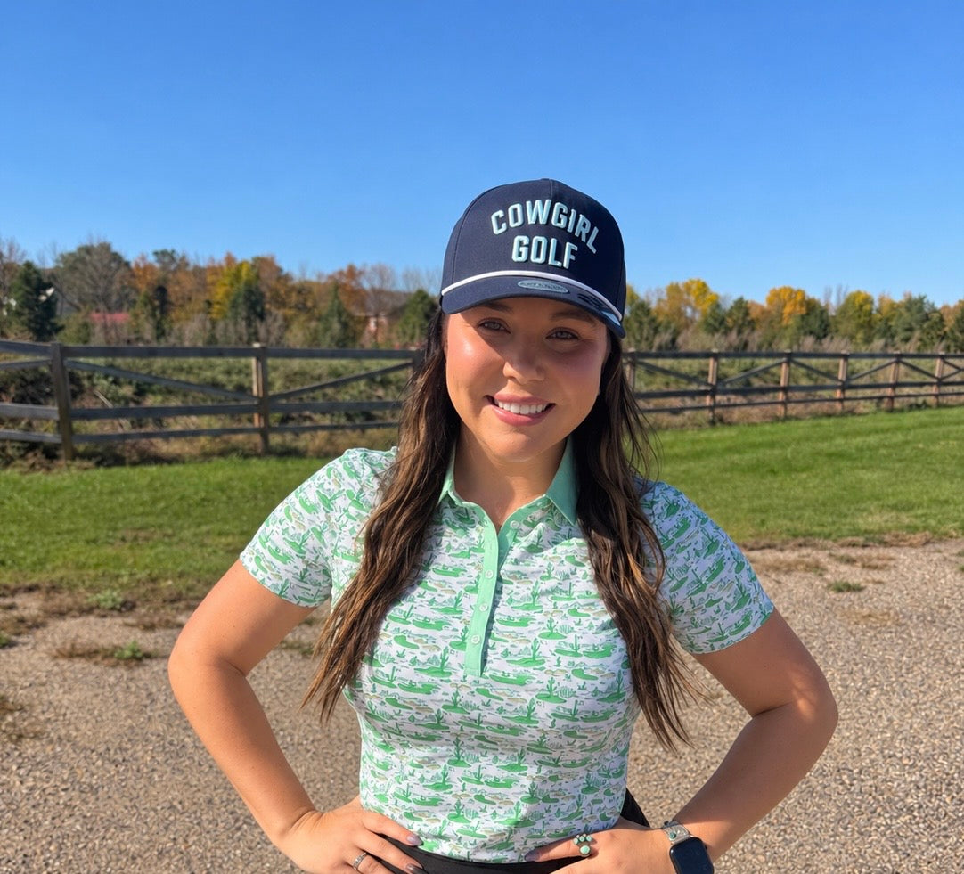 Hooey Cowgirl Golf Polo-Branded Envy