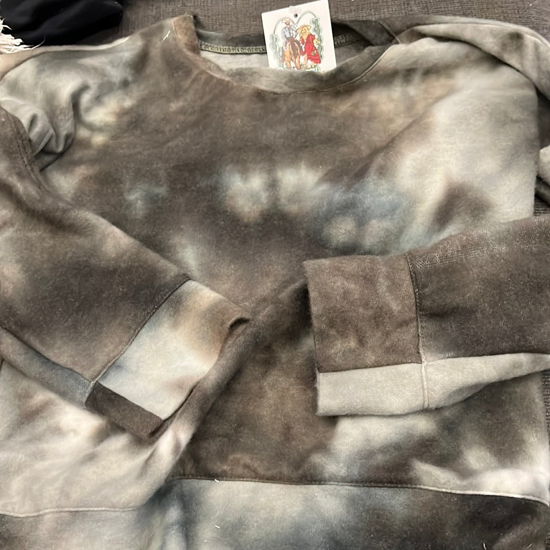 Tween Tie Dye Ruched Top-Kids Fashion-Branded Envy