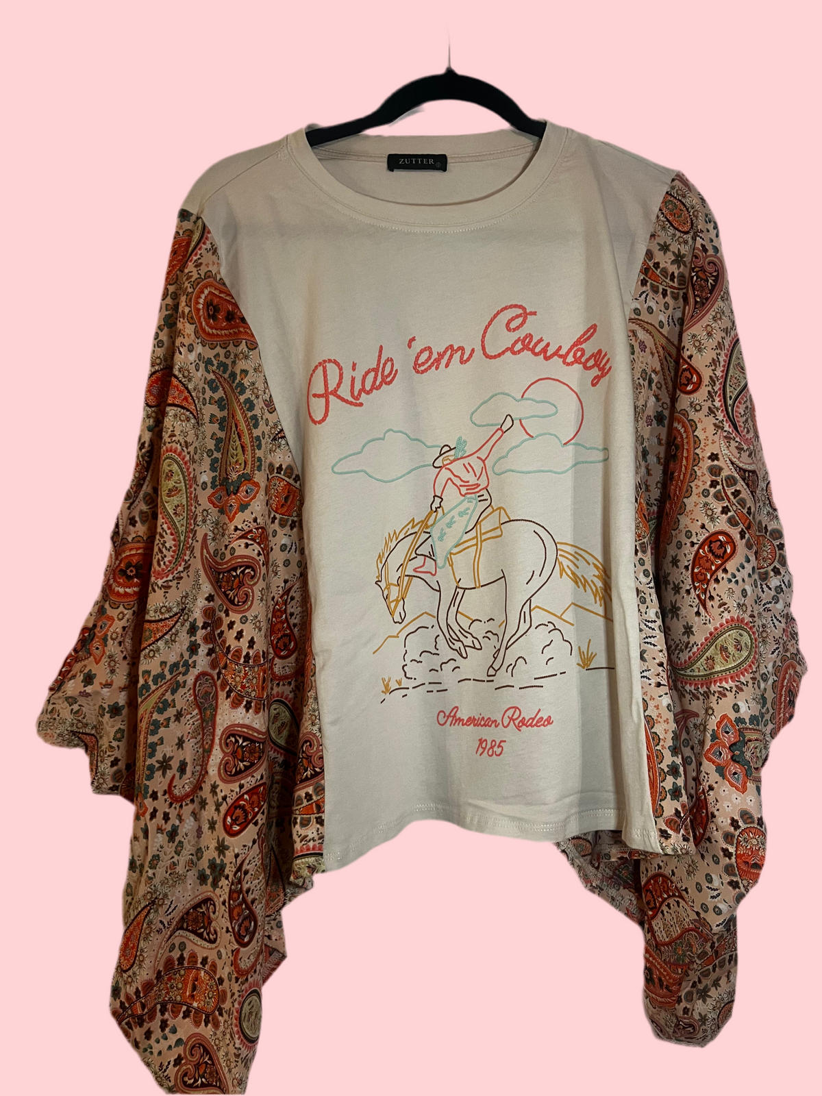 T-shirt Poncho Pink-Branded Envy