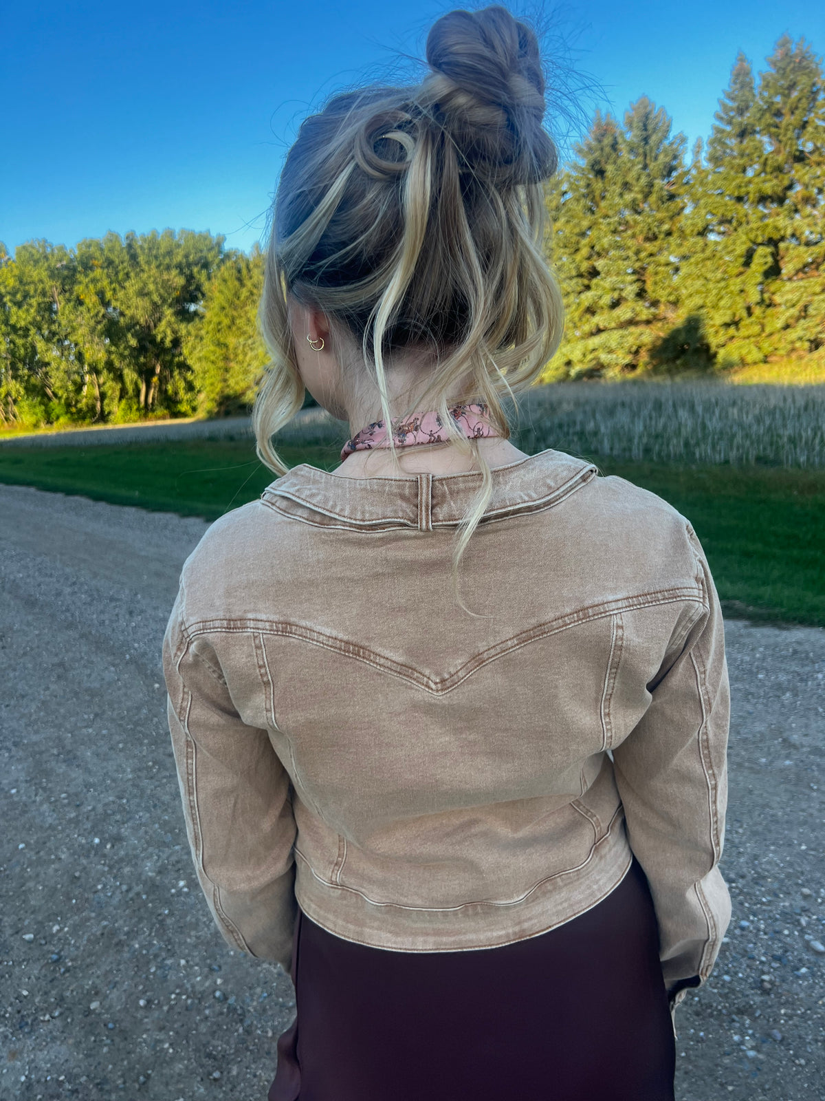 Western Buckle Denim Jacket