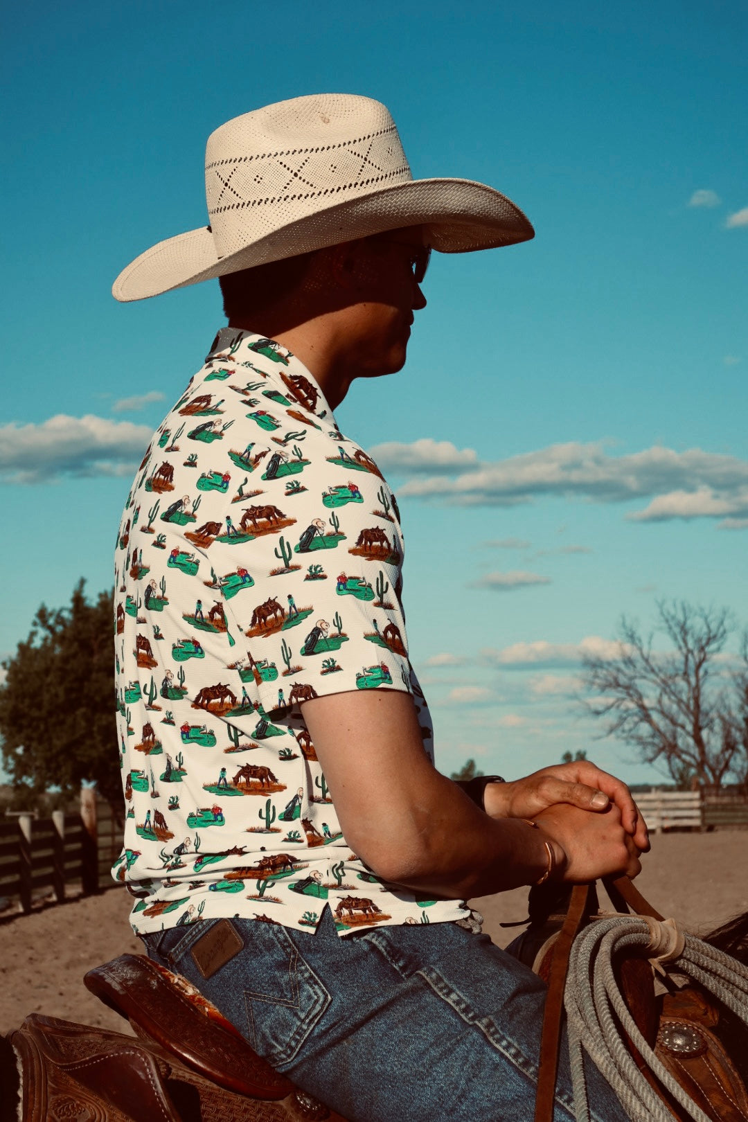 Cowboy Golf Course Polo-Branded Envy