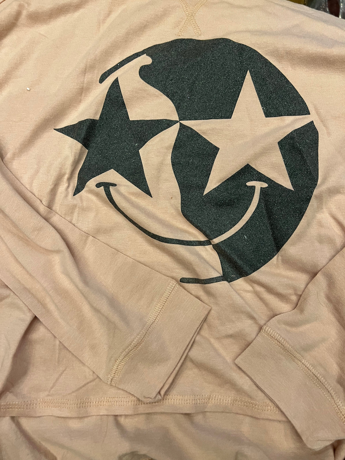 Tween Star Smiley Face LS-tween-Branded Envy