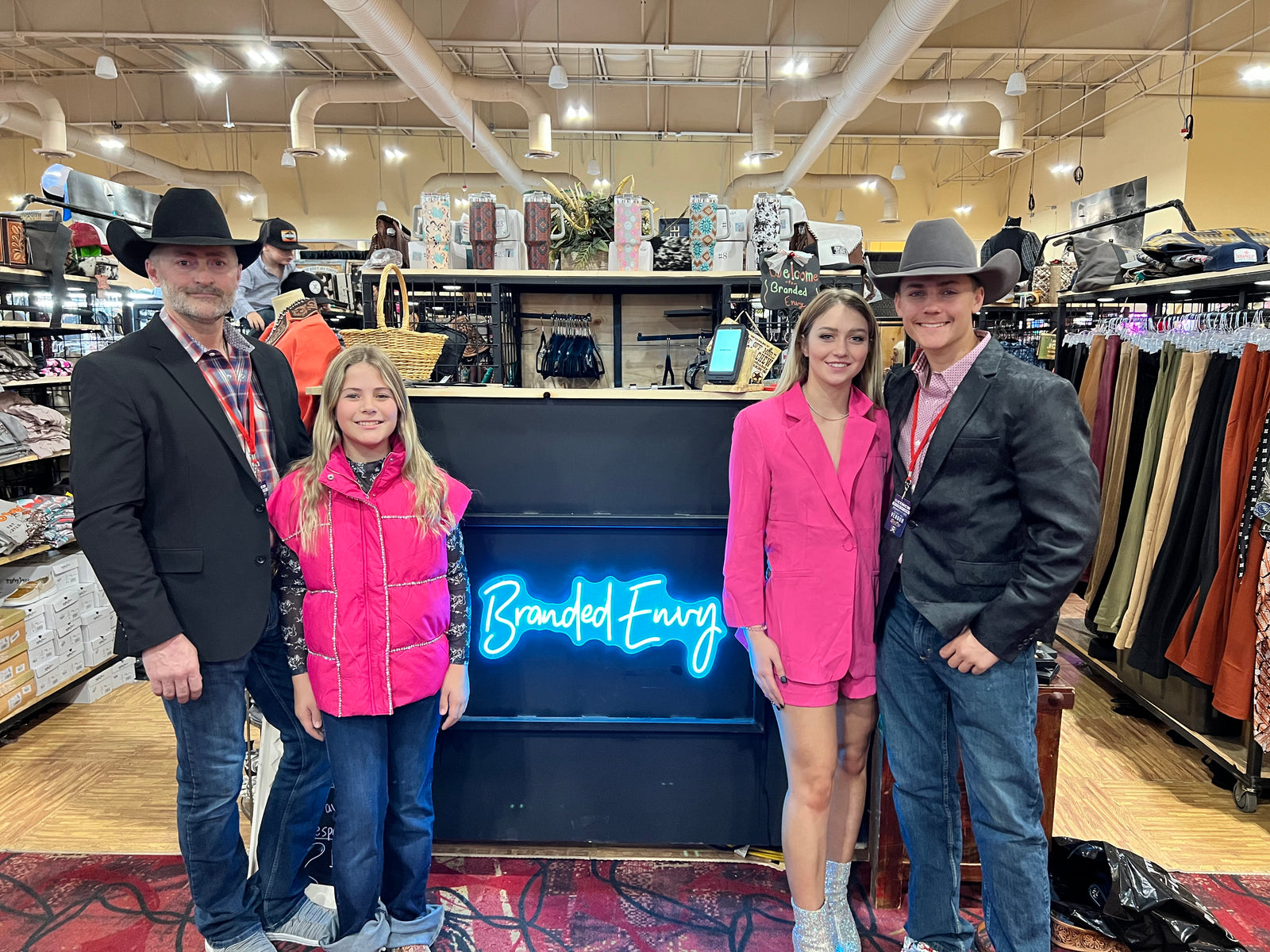 Brindle Pink Puffer Vest-vest-Branded Envy