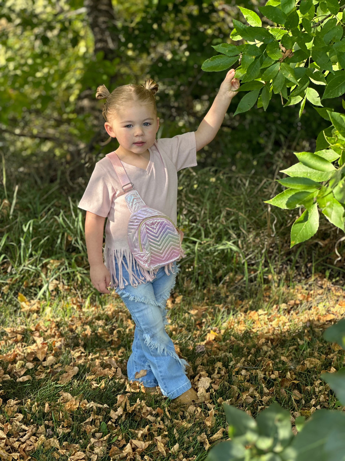 Mini Metallic Sling Bag-Branded Envy