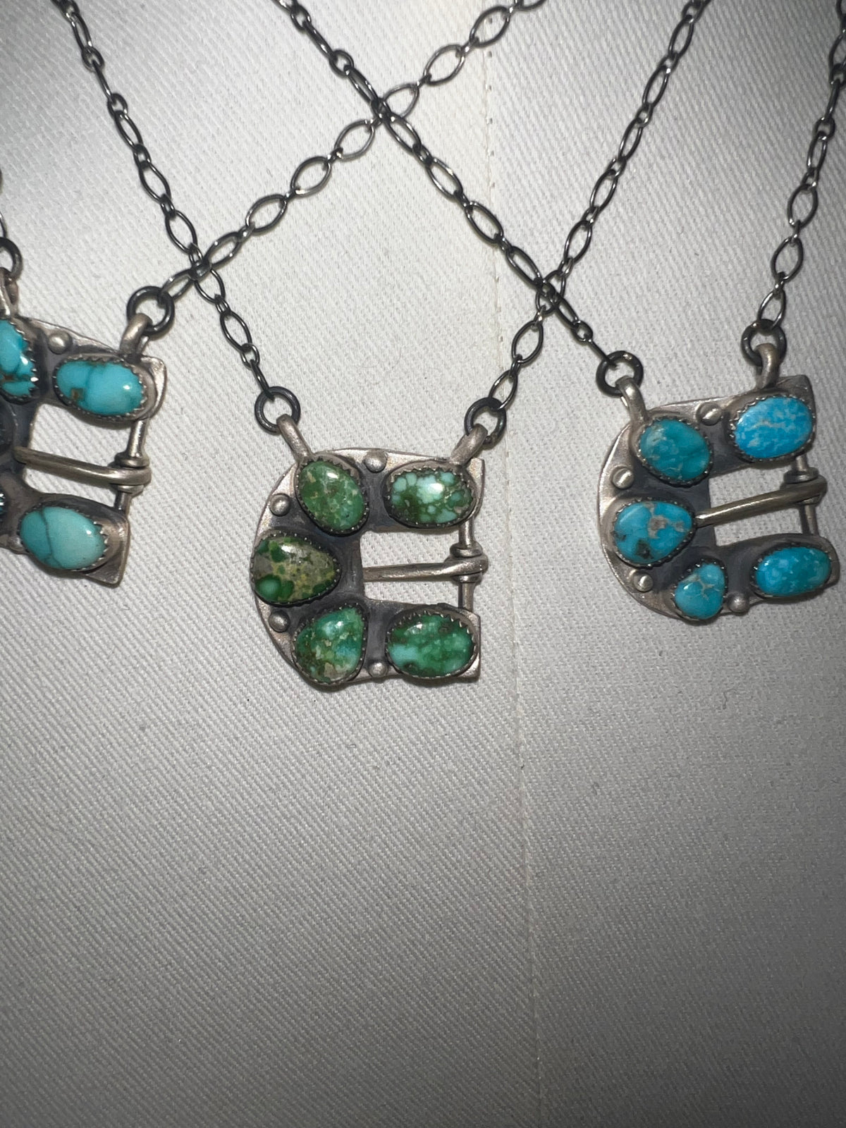 Turquoise Buckle Necklace