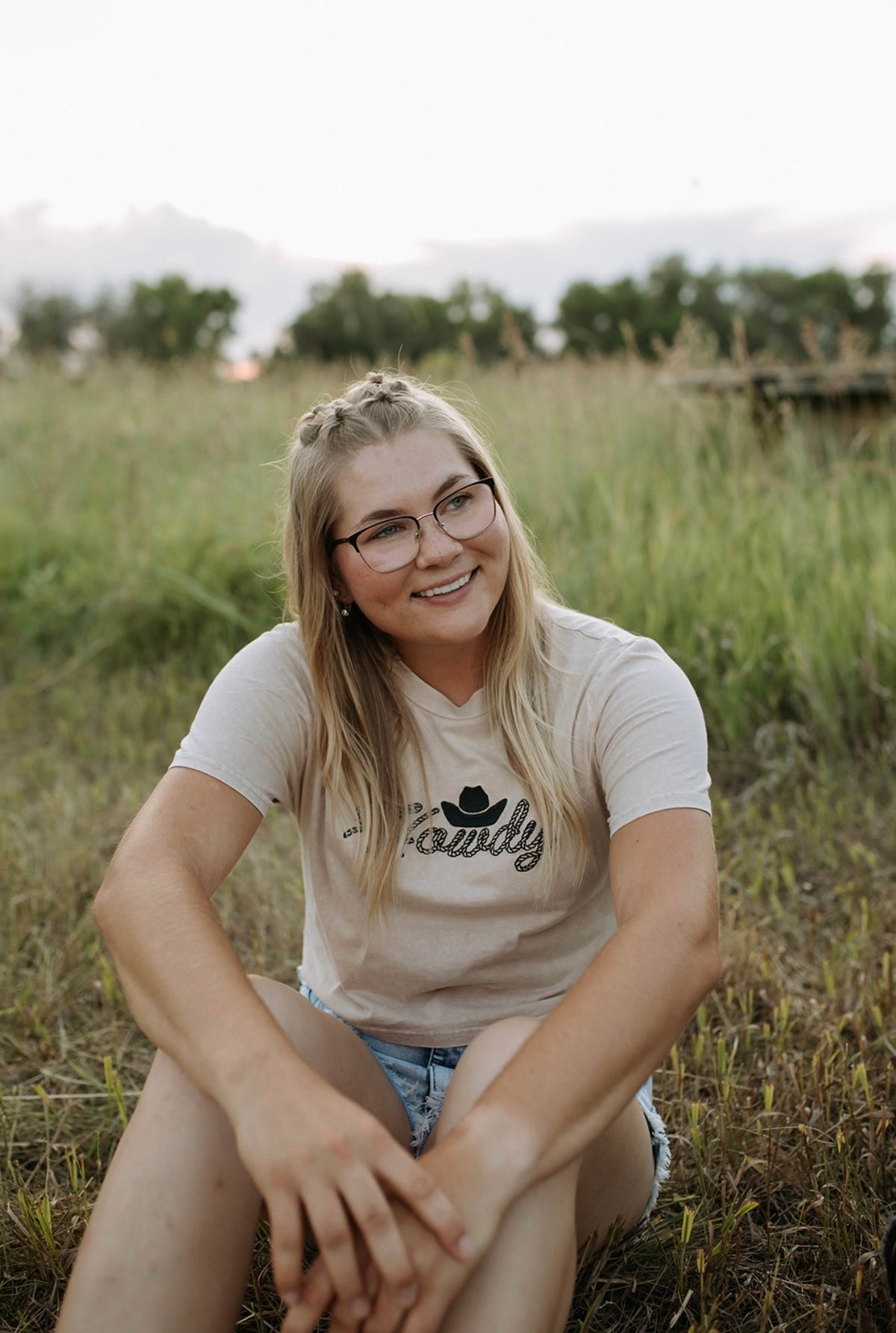 Howdy Cropped Tee-Branded Envy