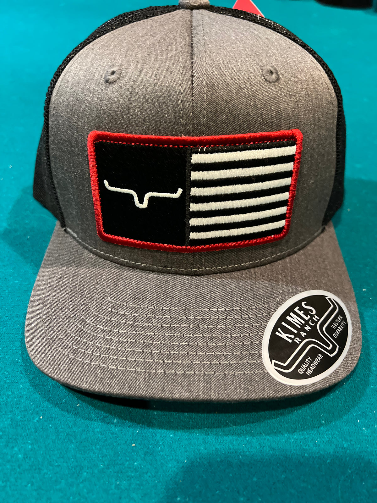 Kimes Ranch American Trucker Charcoal Heather-Caps-Branded Envy