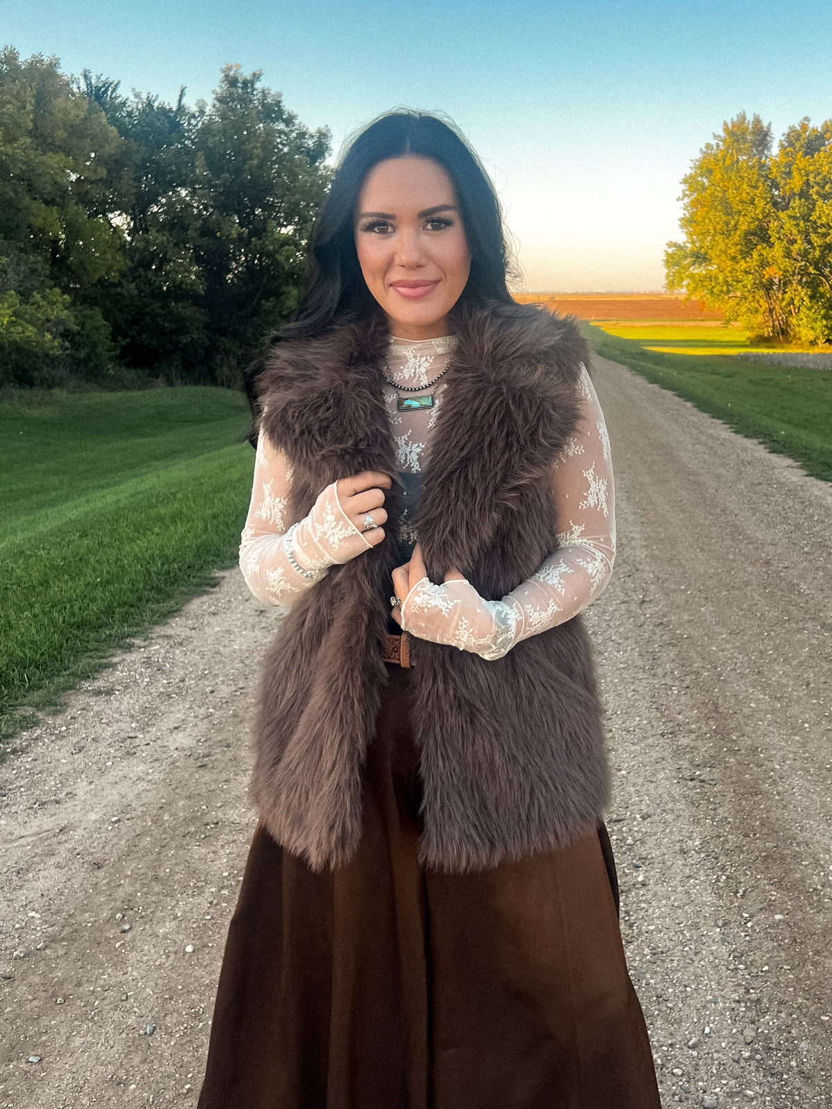 Fashion Loose Faux Fur Vest-Branded Envy