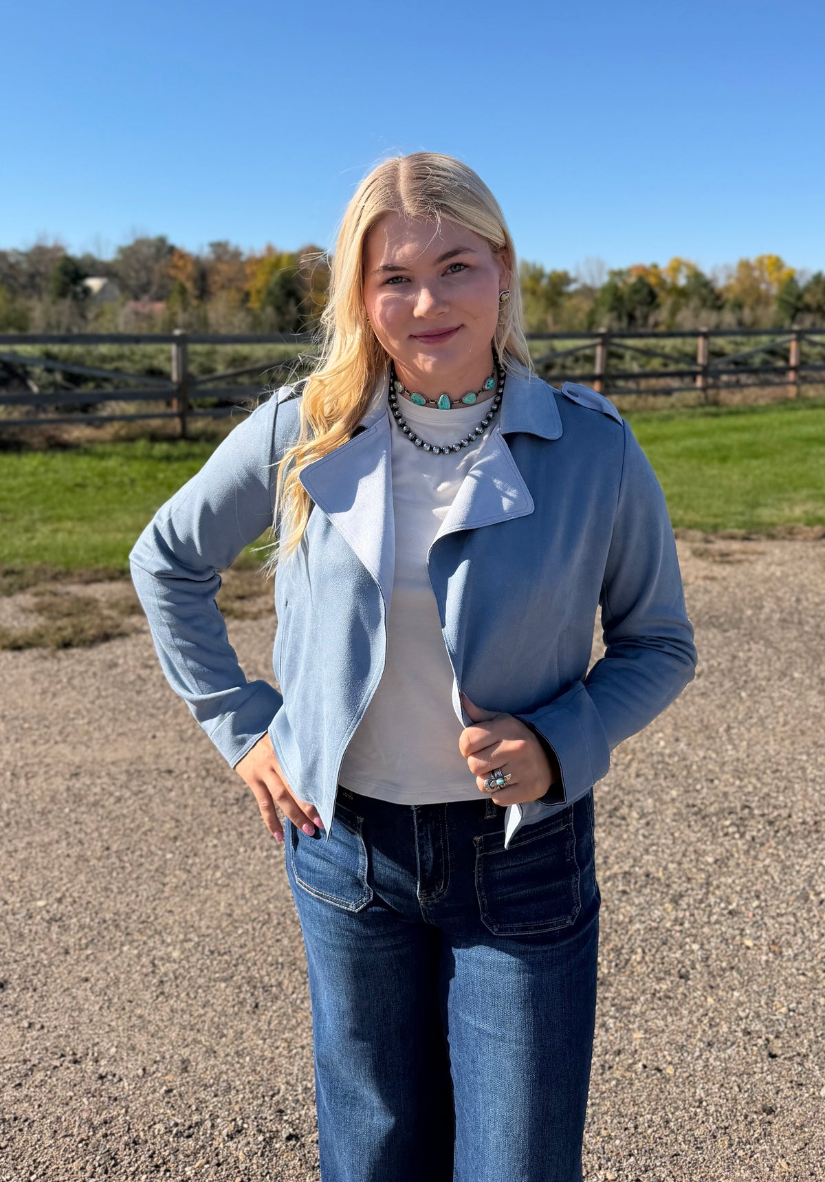 Cacti Forever Jacket Blue-Fashion Top-Branded Envy
