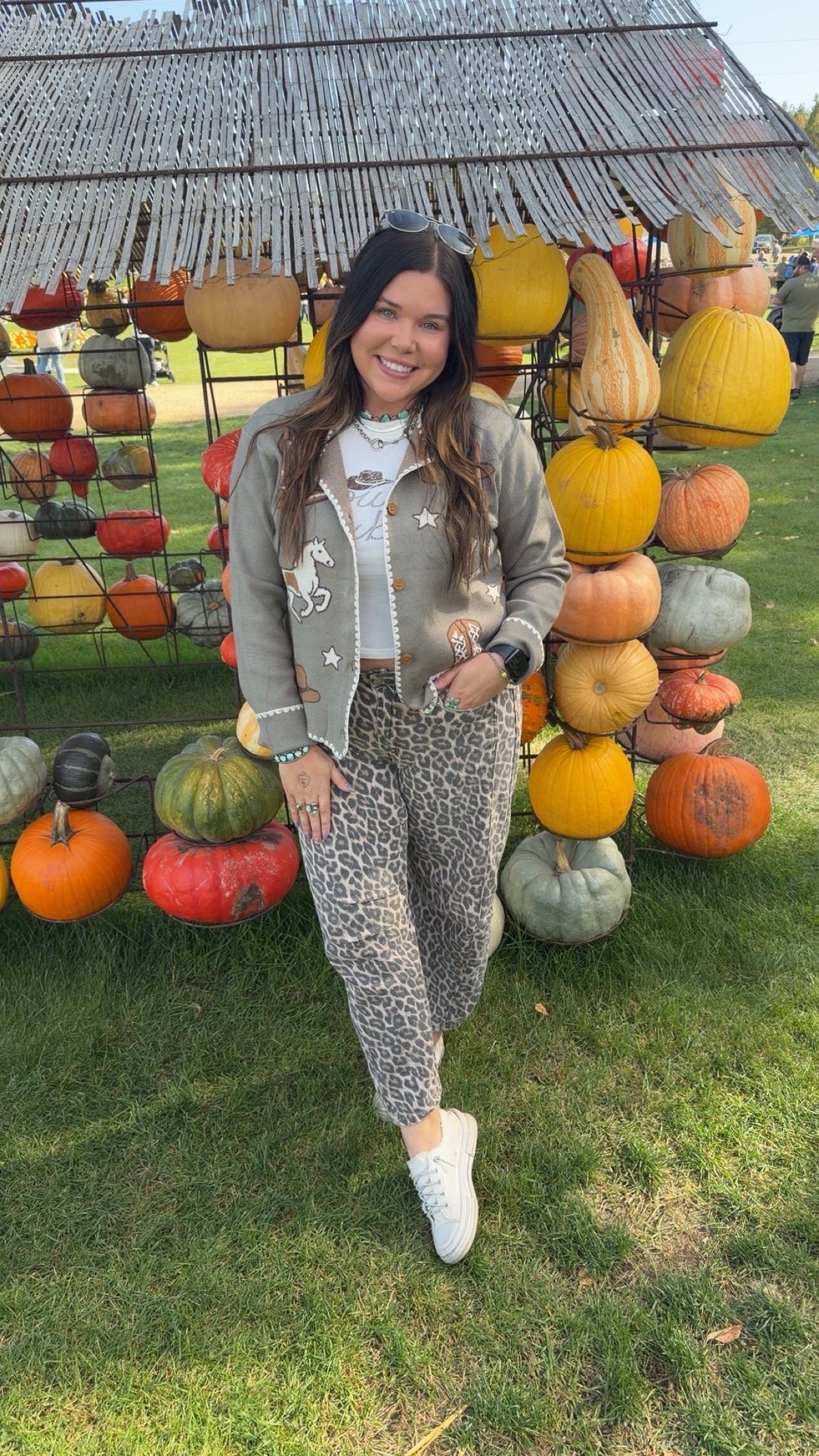 Horse &amp; Cowboy Cardigan-Tops-Branded Envy