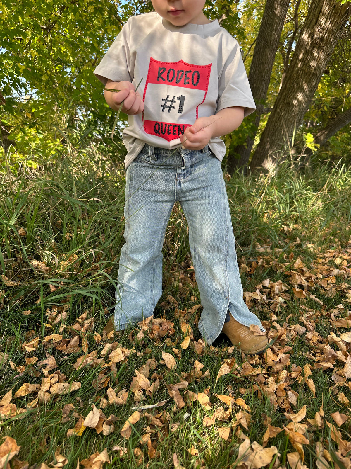 Girls&#39; Wide Leg Jeans-Branded Envy