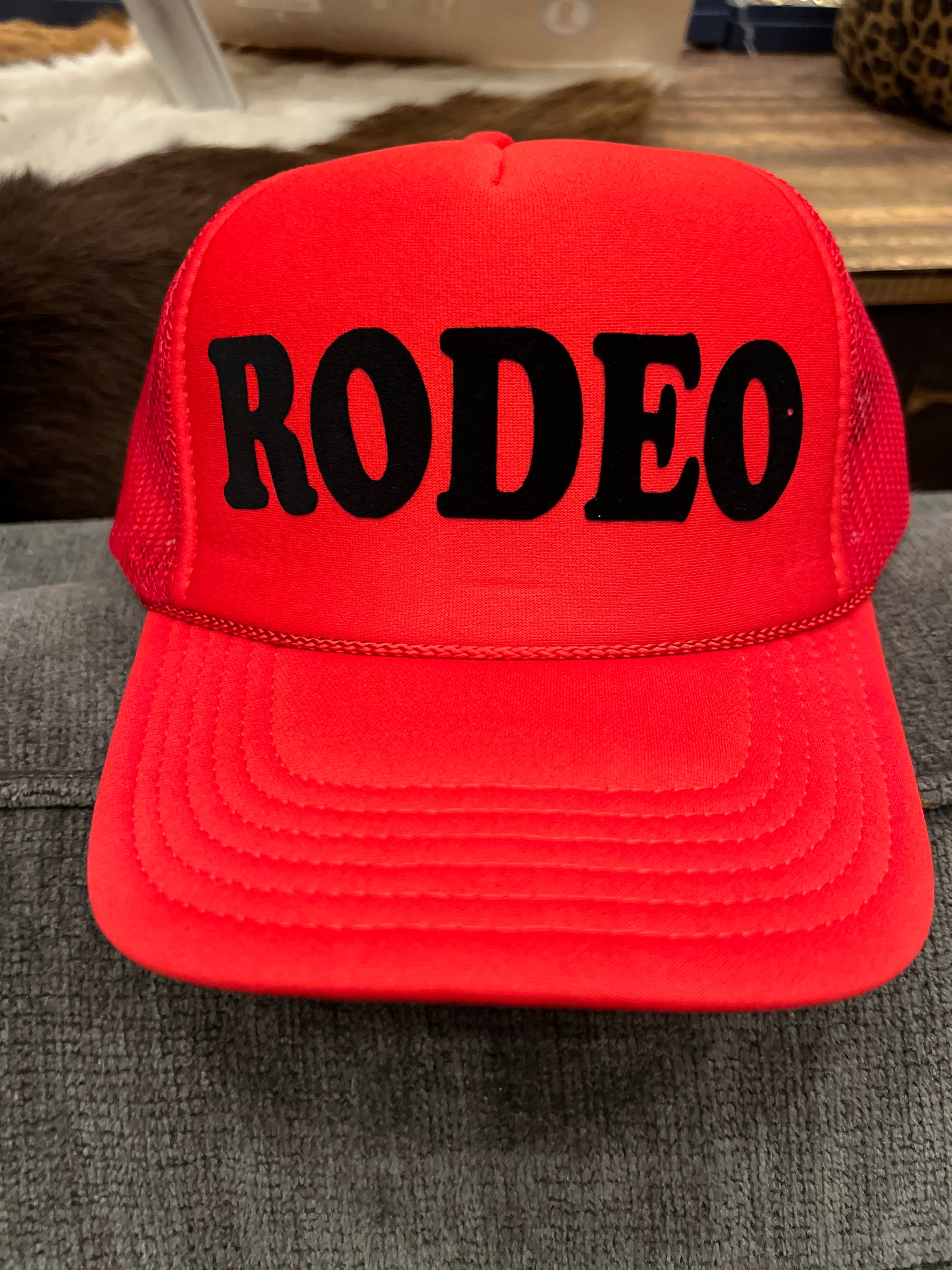 Rodeo Flock Trucker Hat-Caps-Branded Envy