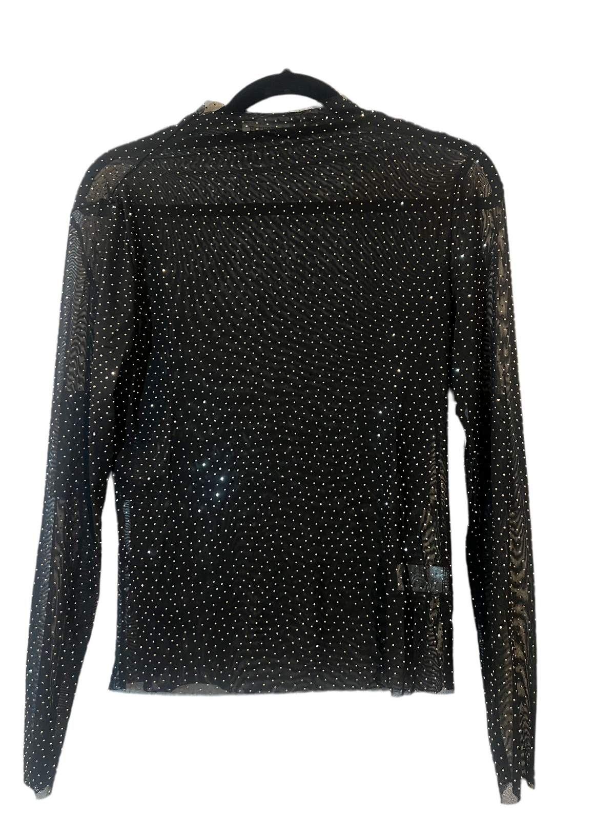 Sparky Mesh Top-Branded Envy