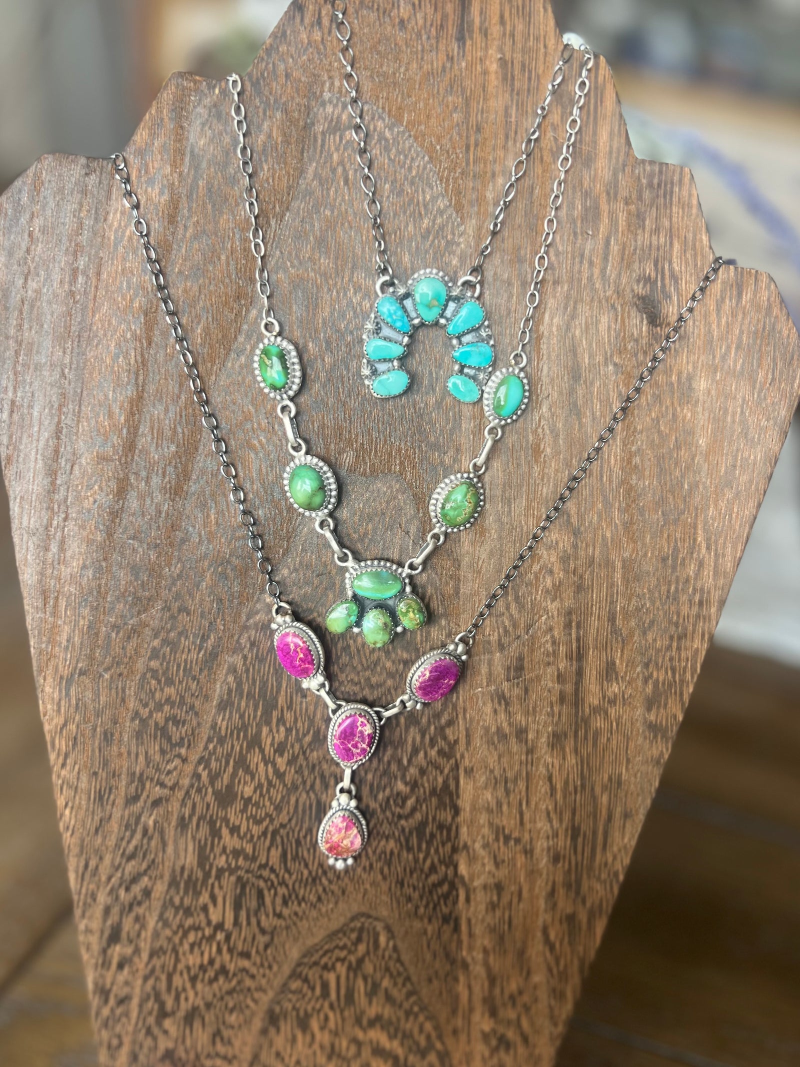 Sonoran Mountain Cluster Necklace-Branded Envy
